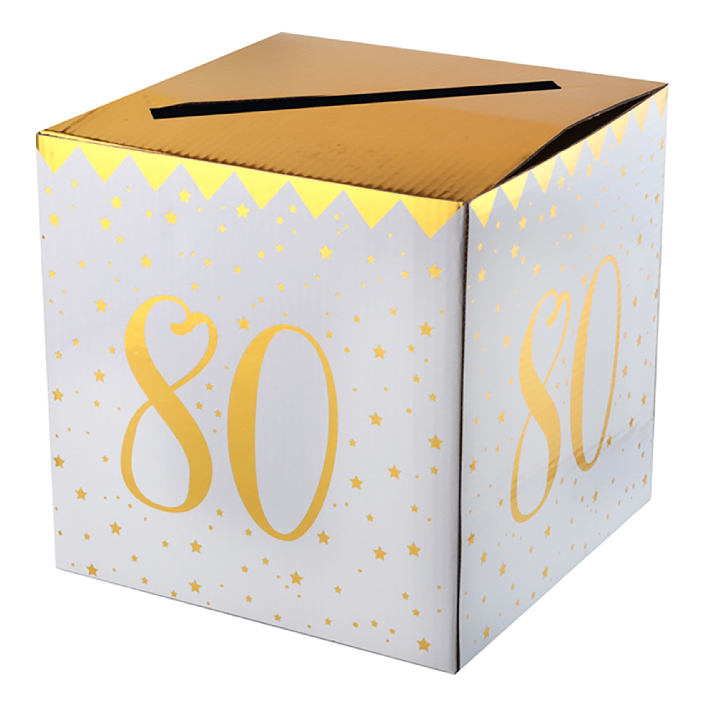 Säilytysrasia Pahvia Numerolla - Numero 80