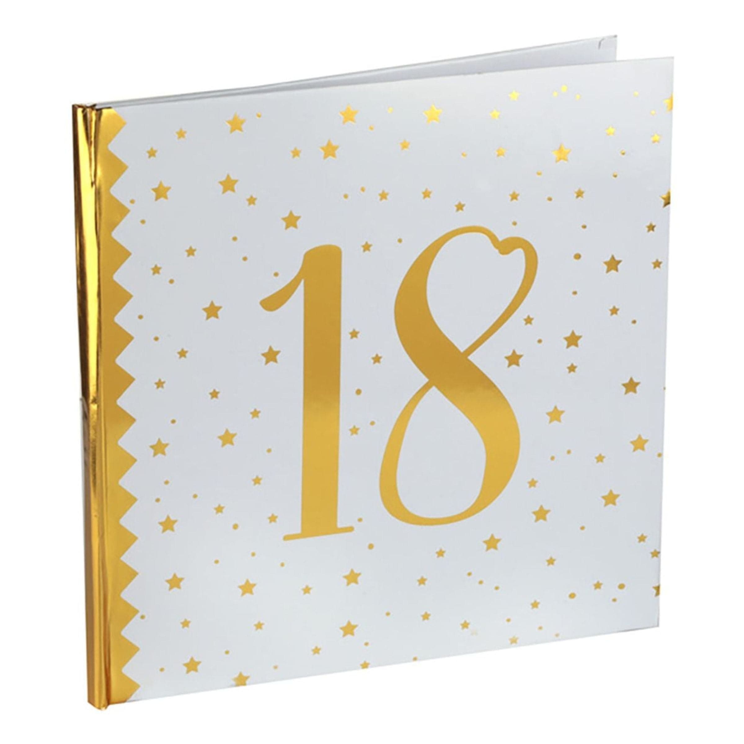 Vieraskirja 18 Valkoinen/Kulta