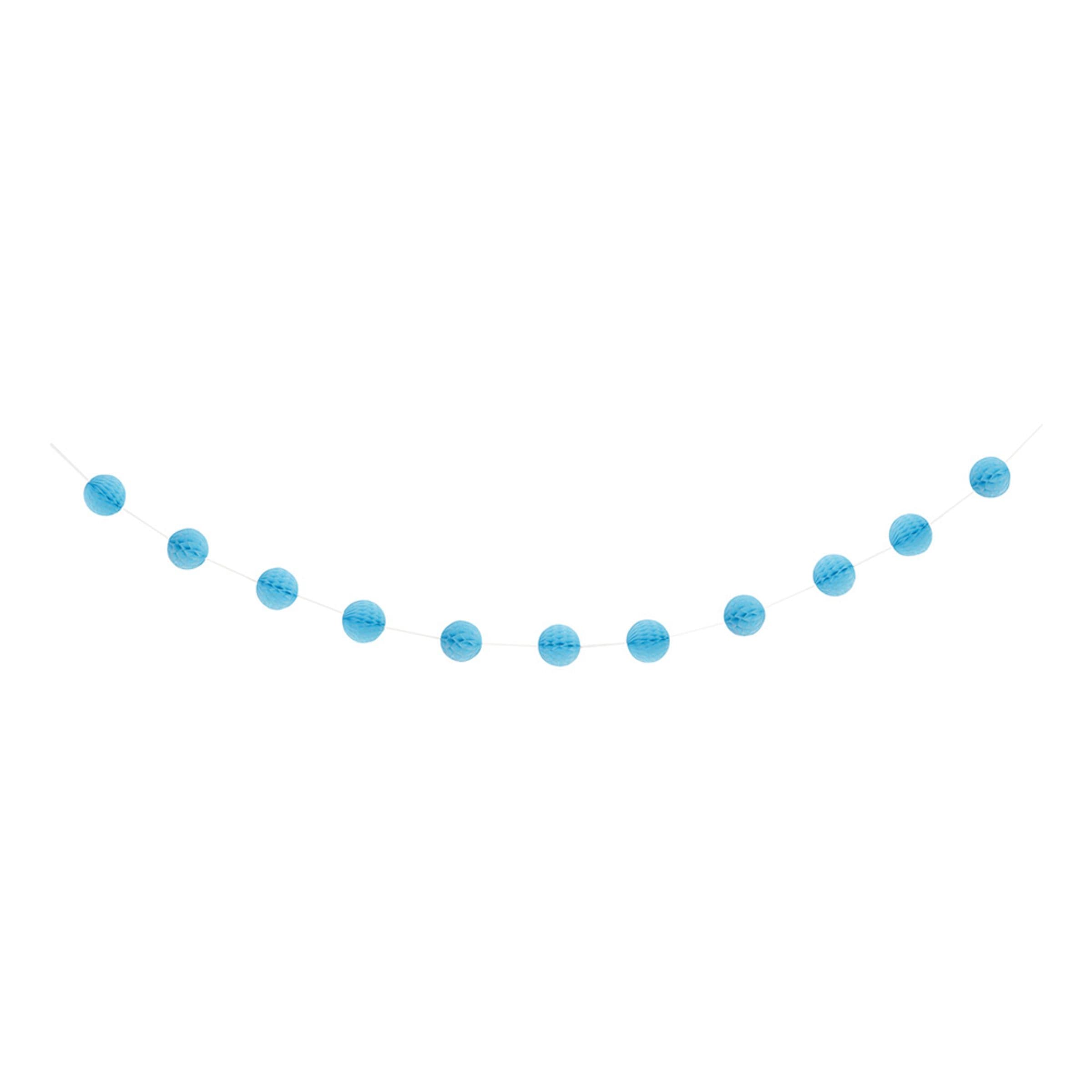 Koristeköynnös Hunajakennot Vaaleansininen – Unique Party