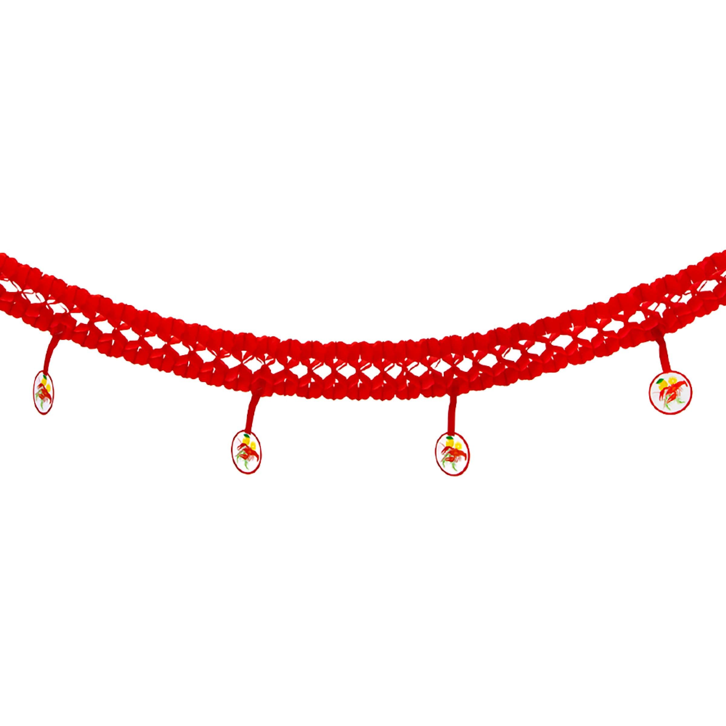 Viirinauha Rapujuhlat Punainen - 600 cm – Hisab/Joker