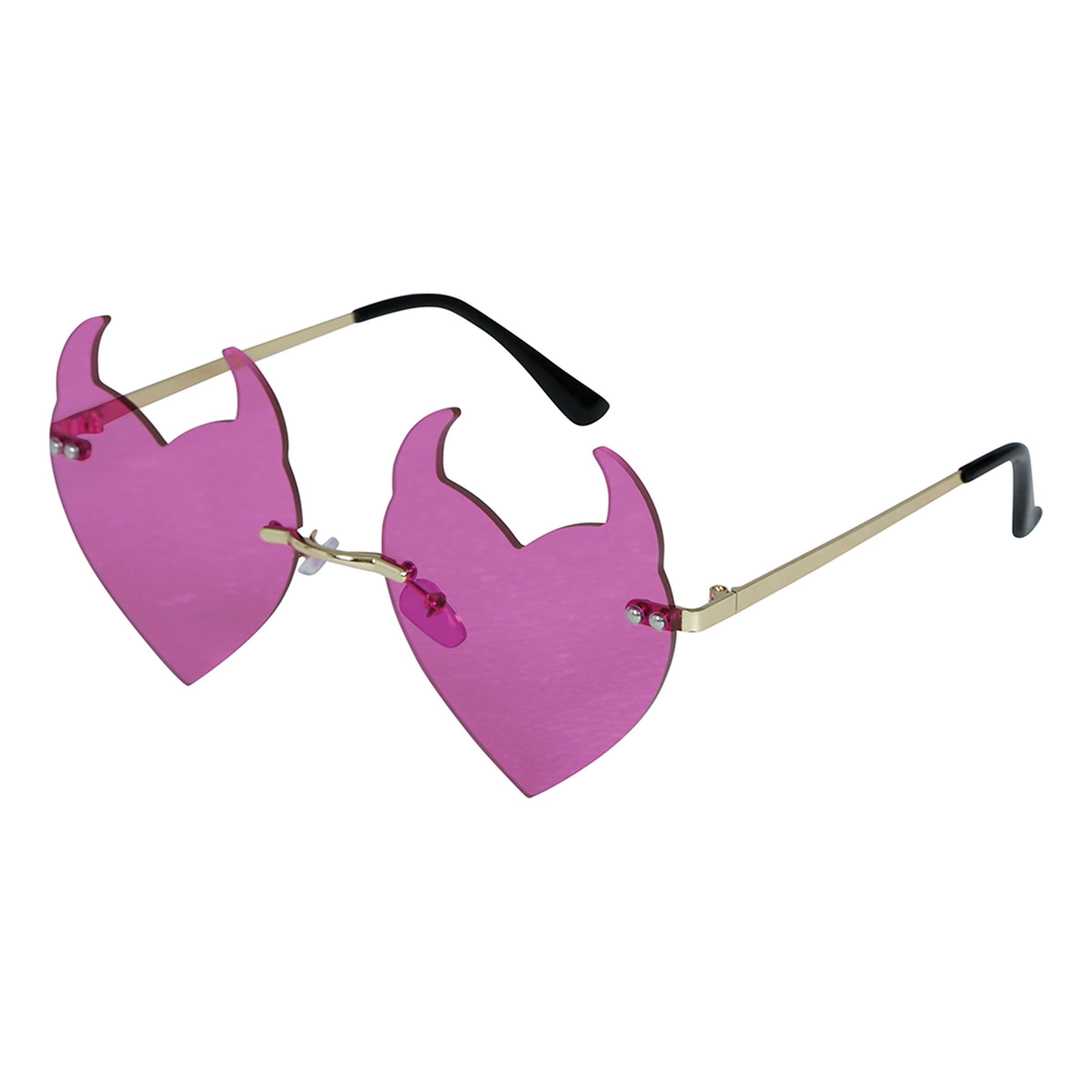 Paholainen-silmälasit Violetti - One size – Fiestas Guirca
