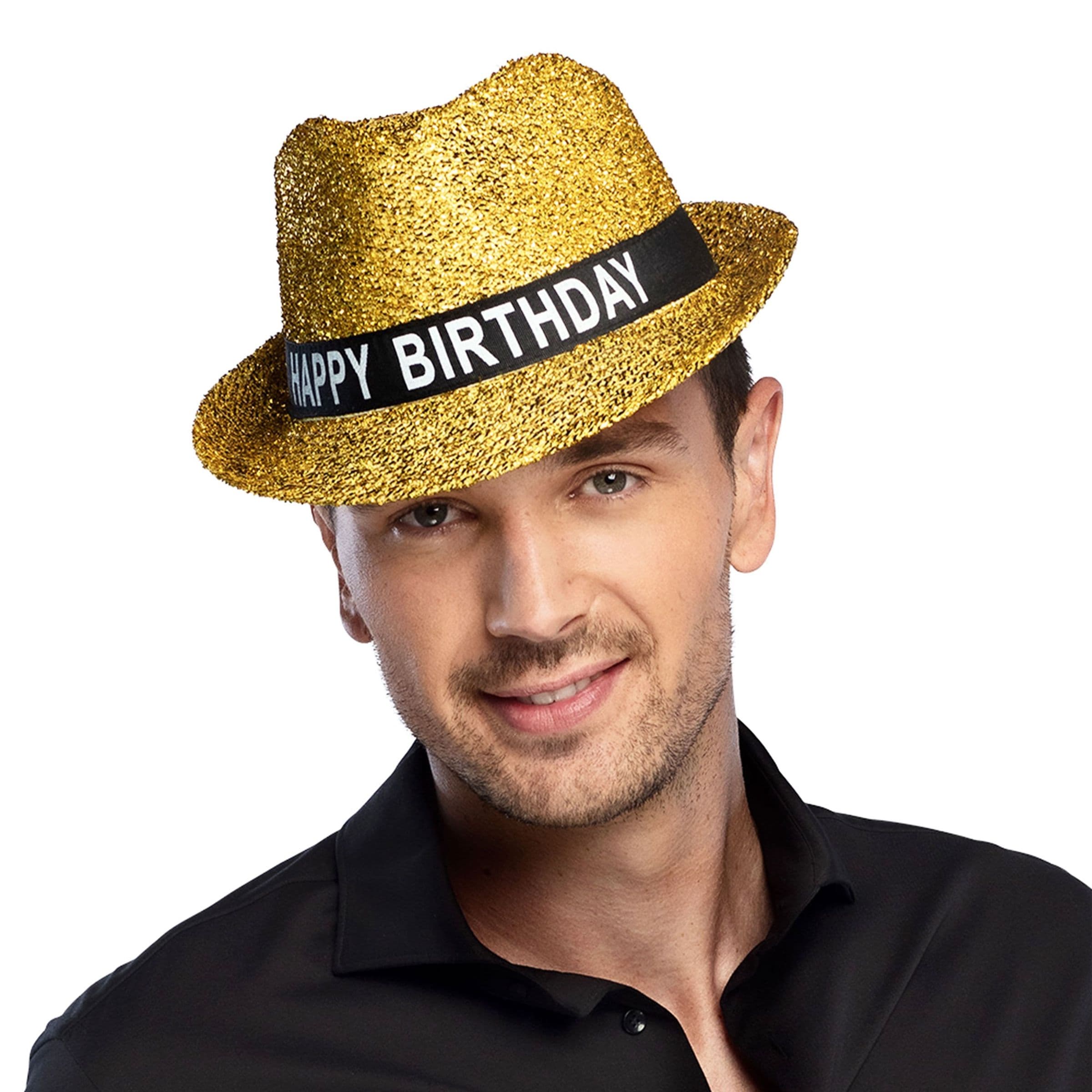 Kultahattu Happy Birthday - One size