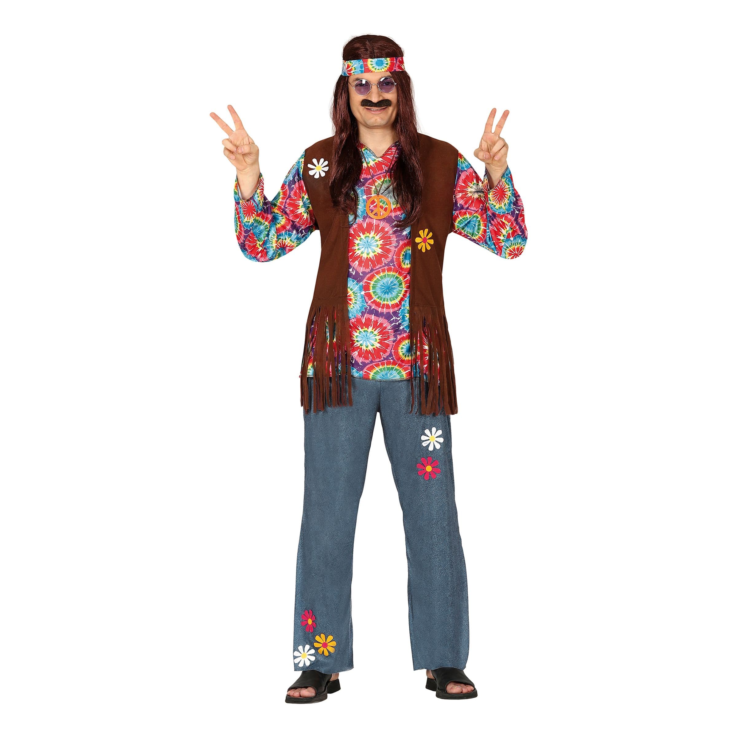 Hippie Naamiaisasu - X-Large – Fiestas Guirca