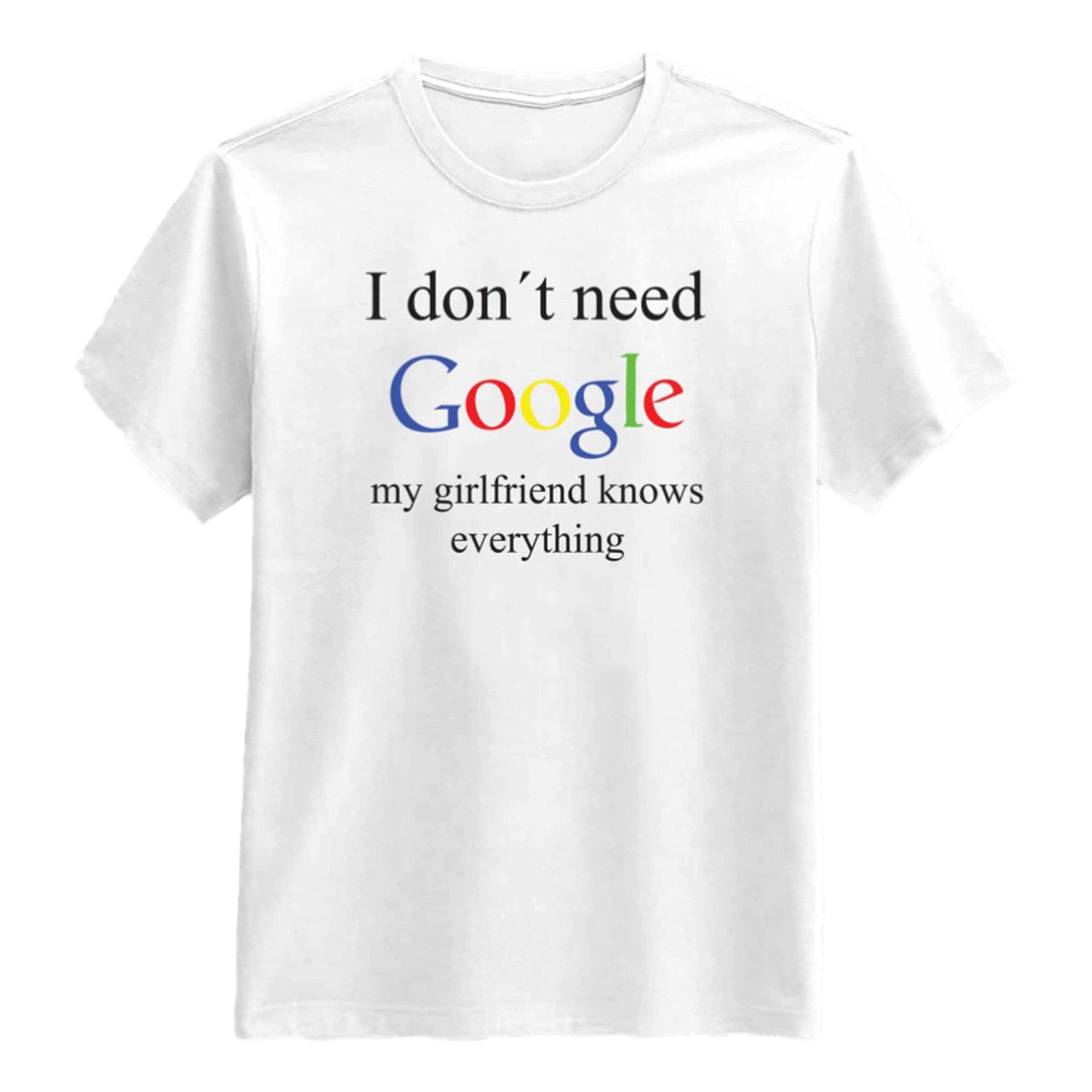 Girlfriend Google T-paita - Small – Netshirt
