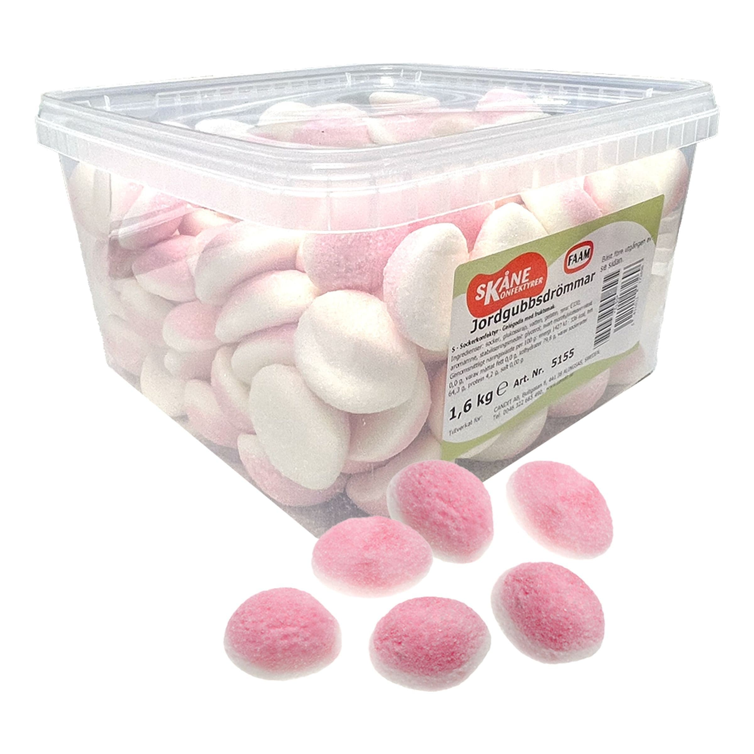 Mansikkaunelmat - 1,6 kg – ERT Godis Bulk