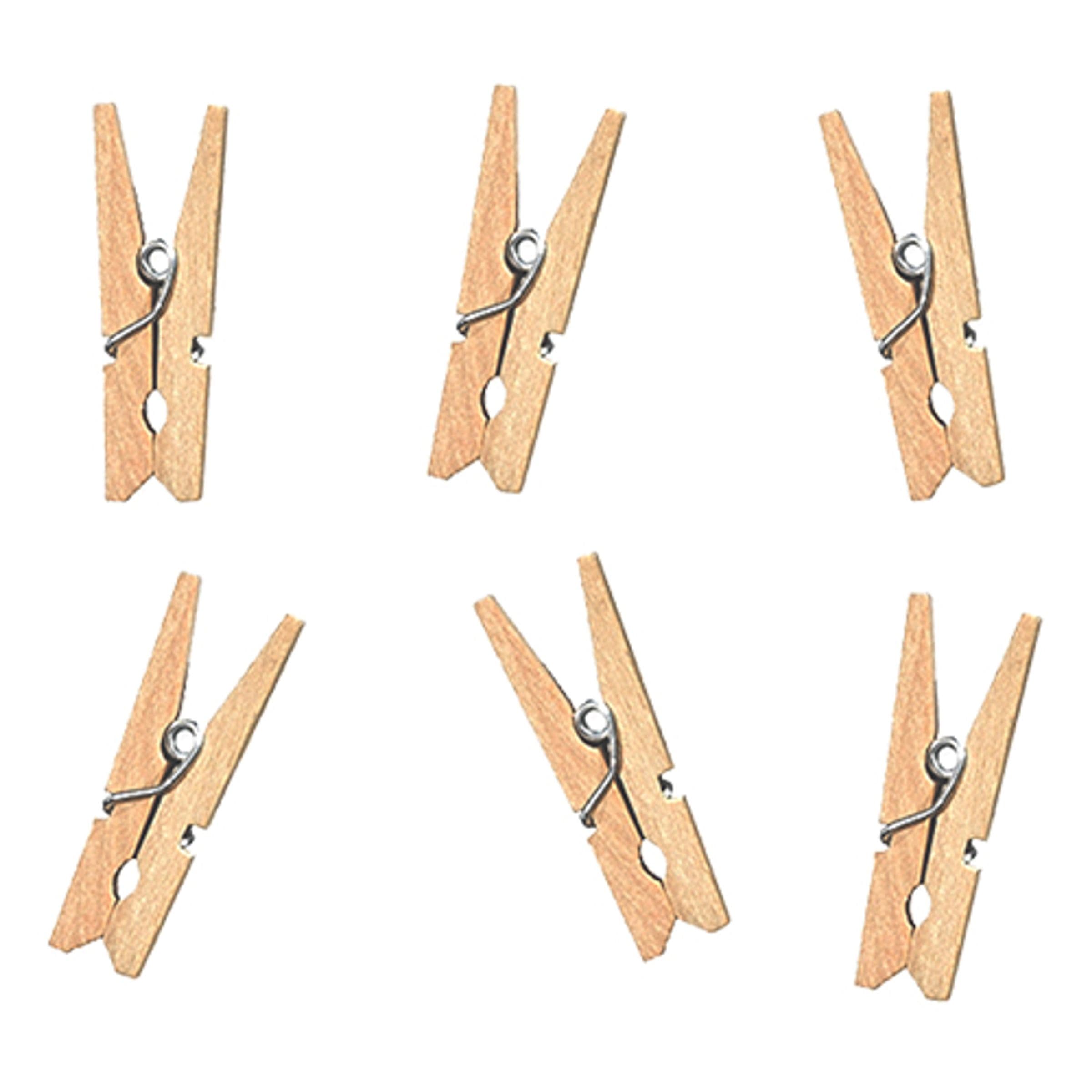 Pyykkipojat Pienet Puiset - 20-pakkaus