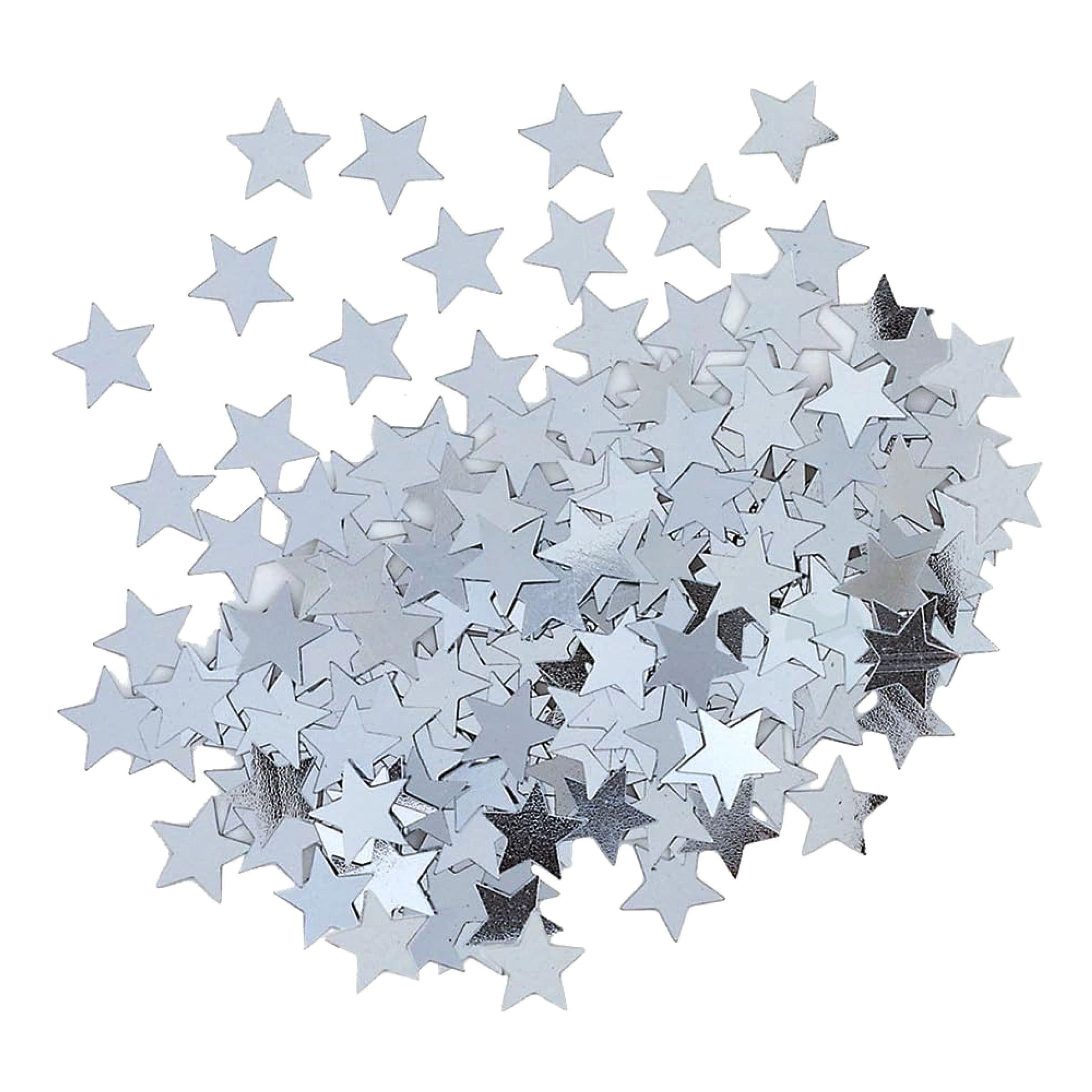 Hopeiset Konfettitähdet - 14 grammaa – Unique Party
