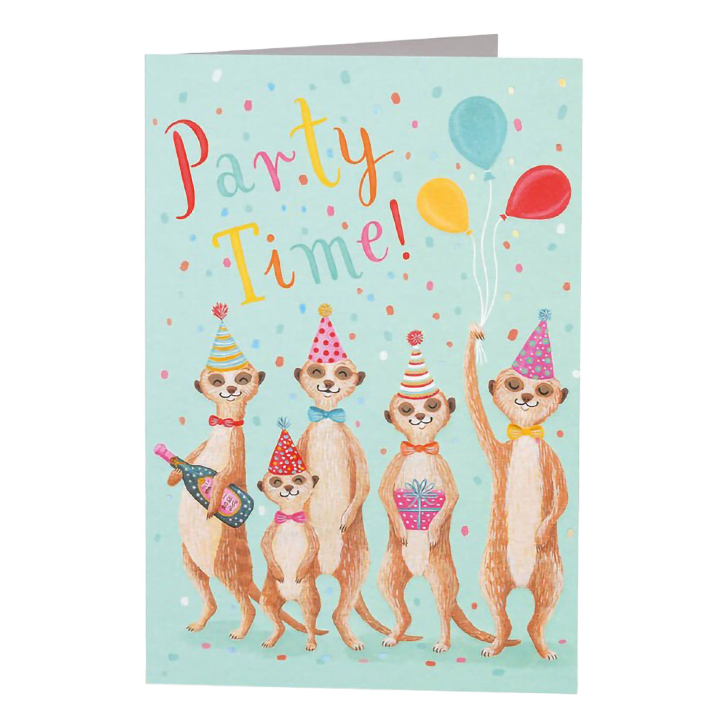 Kort Party Time Surikat – KIDEK