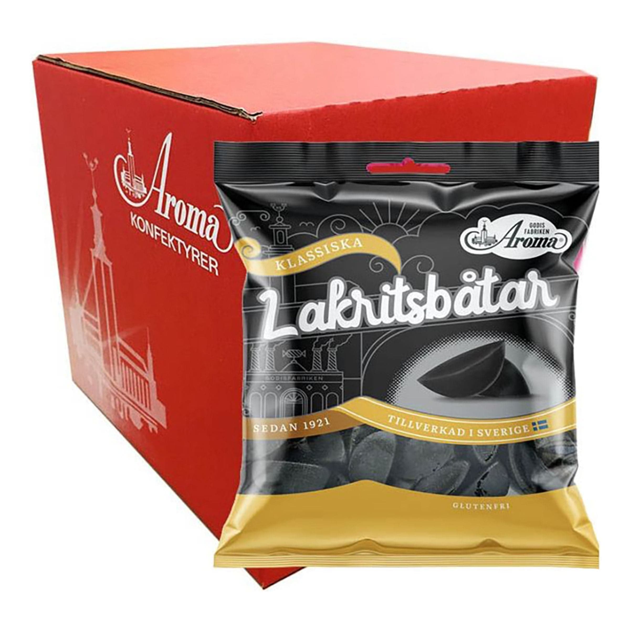 Lakritsiveneet Suurpakkaus - 20 x 80 g – ERT Godis Bulk
