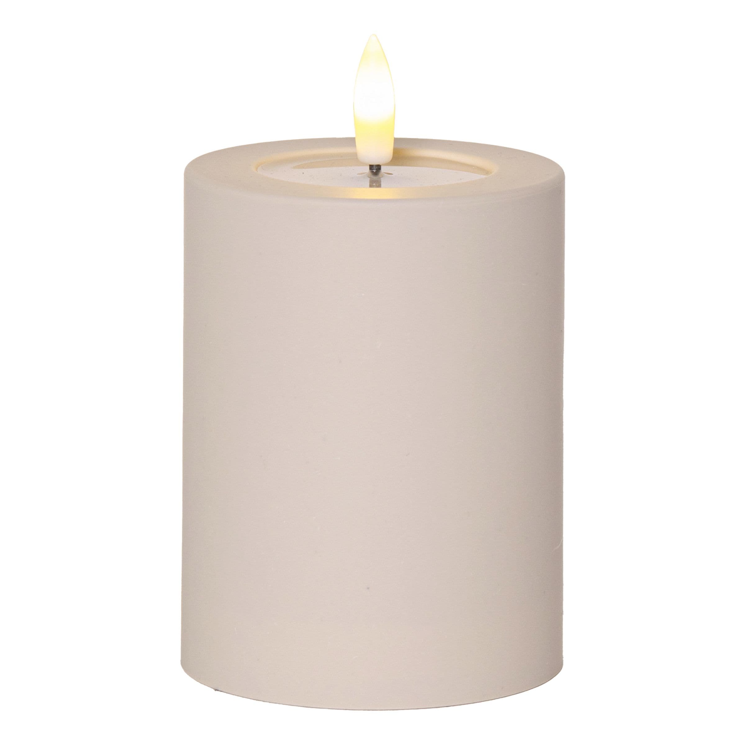 LED-pöytäkynttilä Soft Beige - Pieni – STAR TRADING