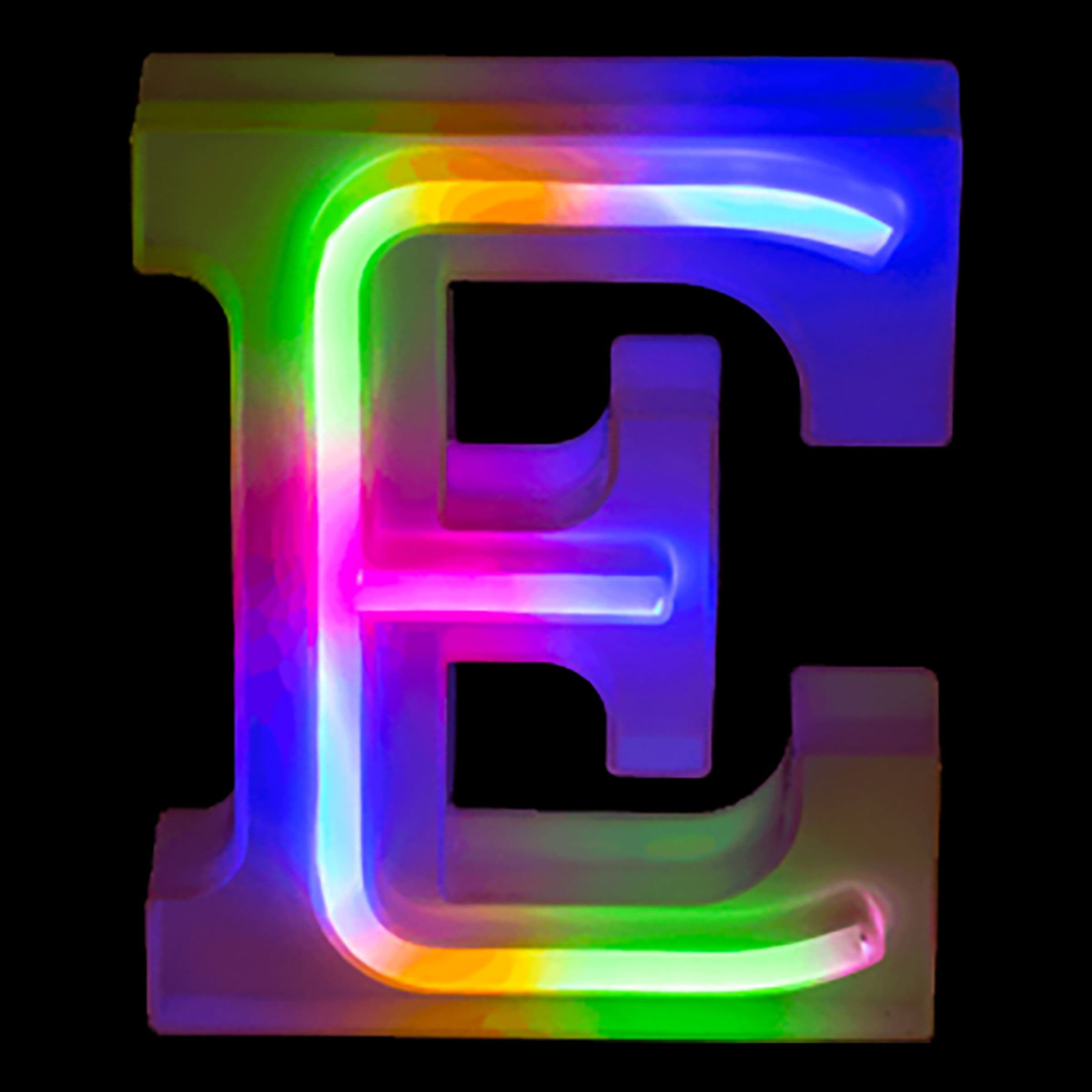 LED Kirjain Neon - Kirjain E – Out of the Blue