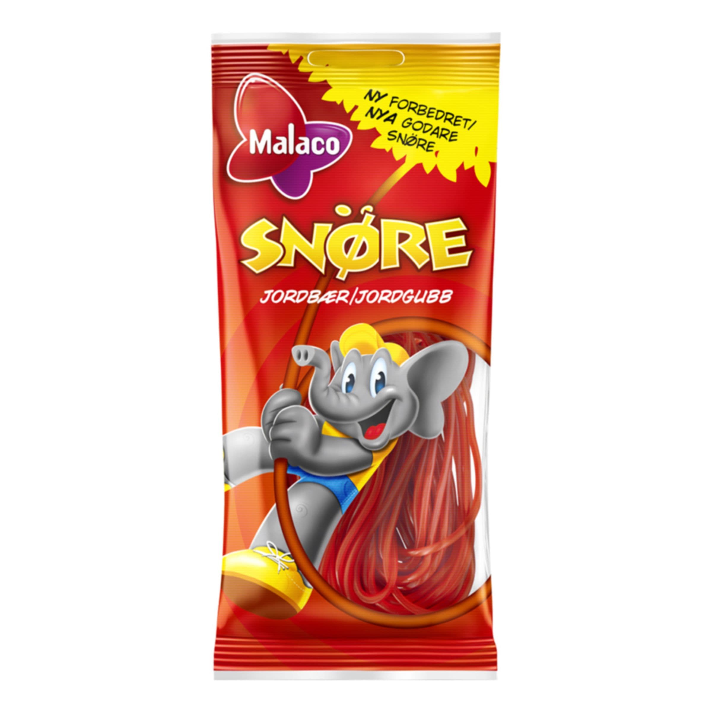 Malaco Nauhat Mansikka - 94 g
