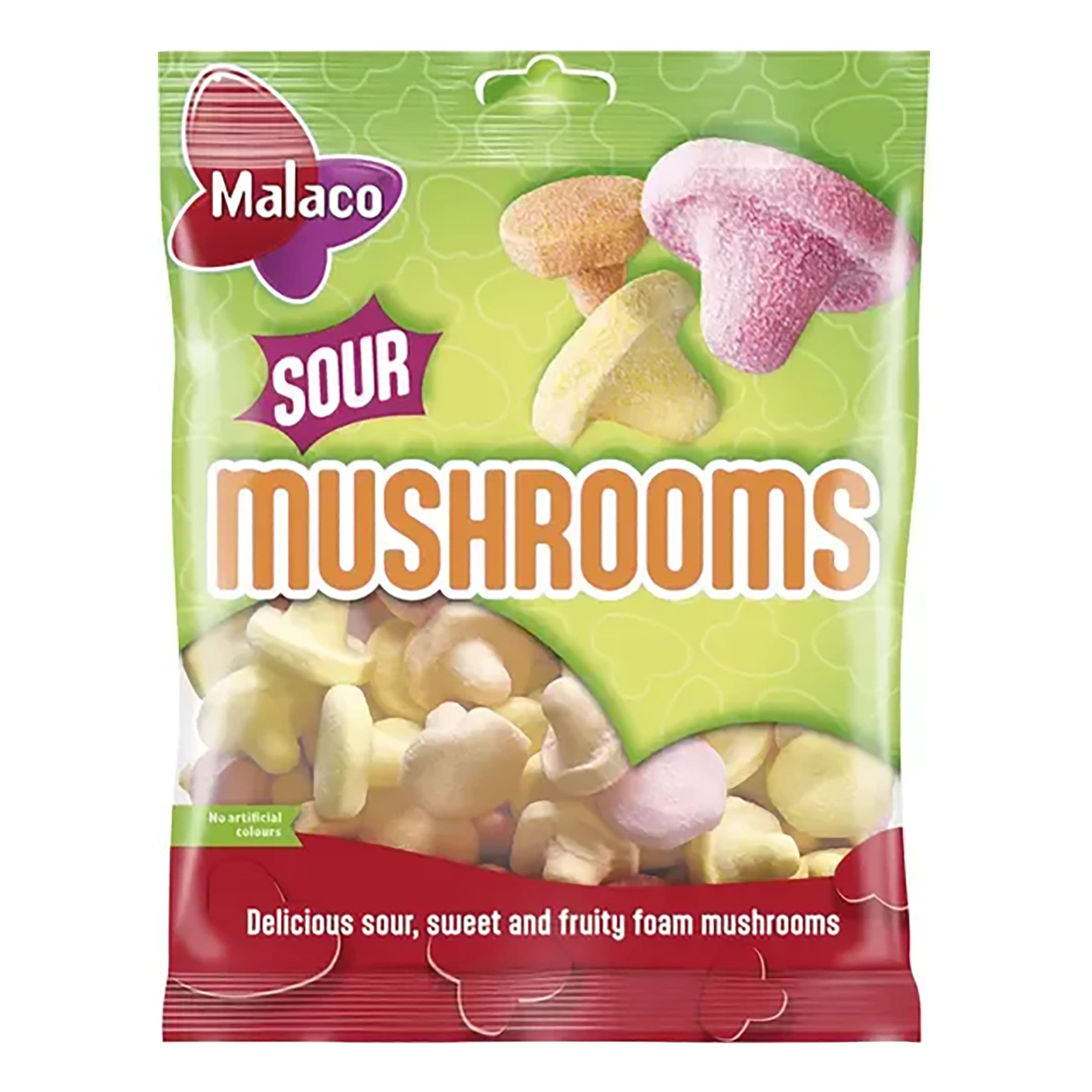 Malaco Sour Mushrooms - 100 g