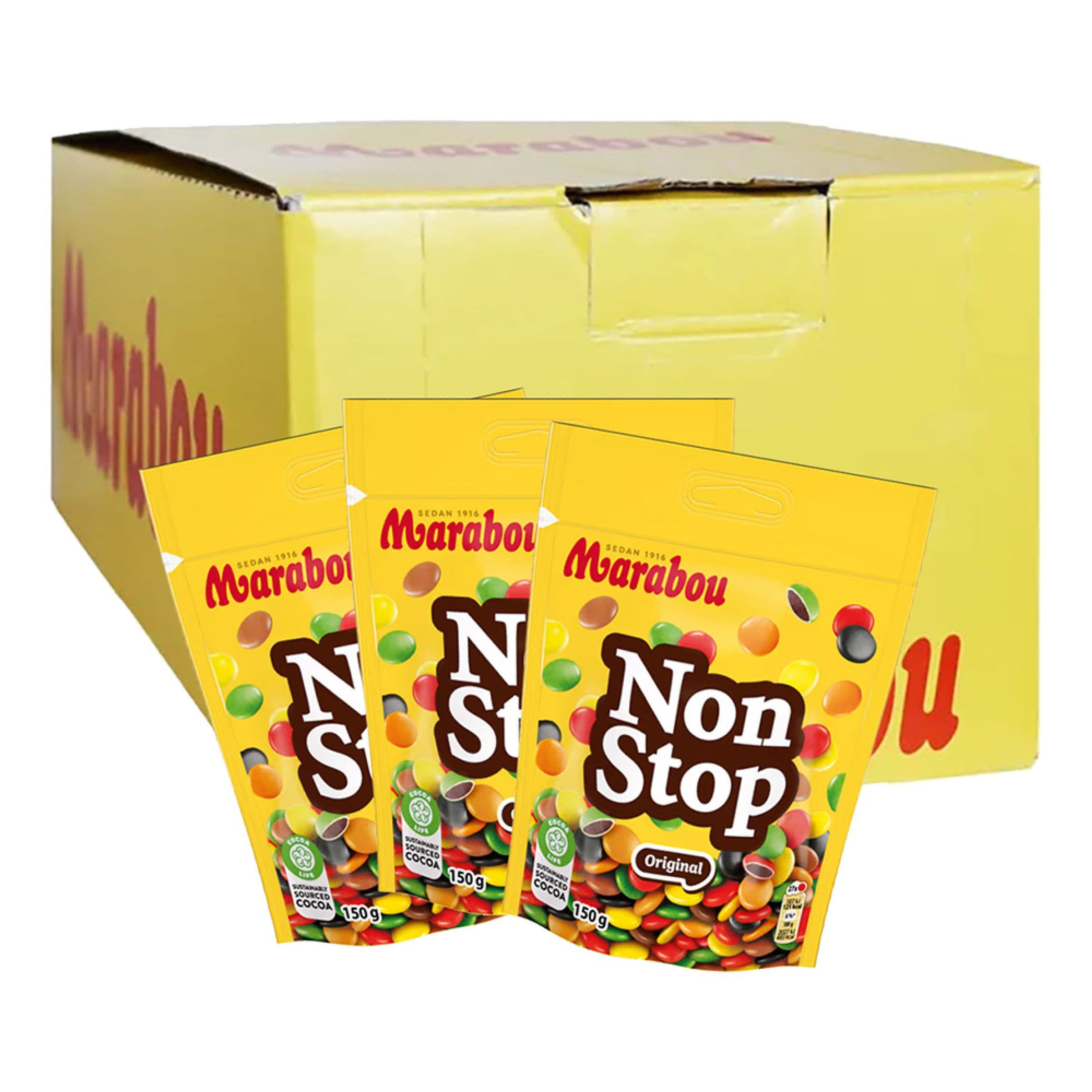Marabou Non Stop Suurpakkaus - 15 x 150 g