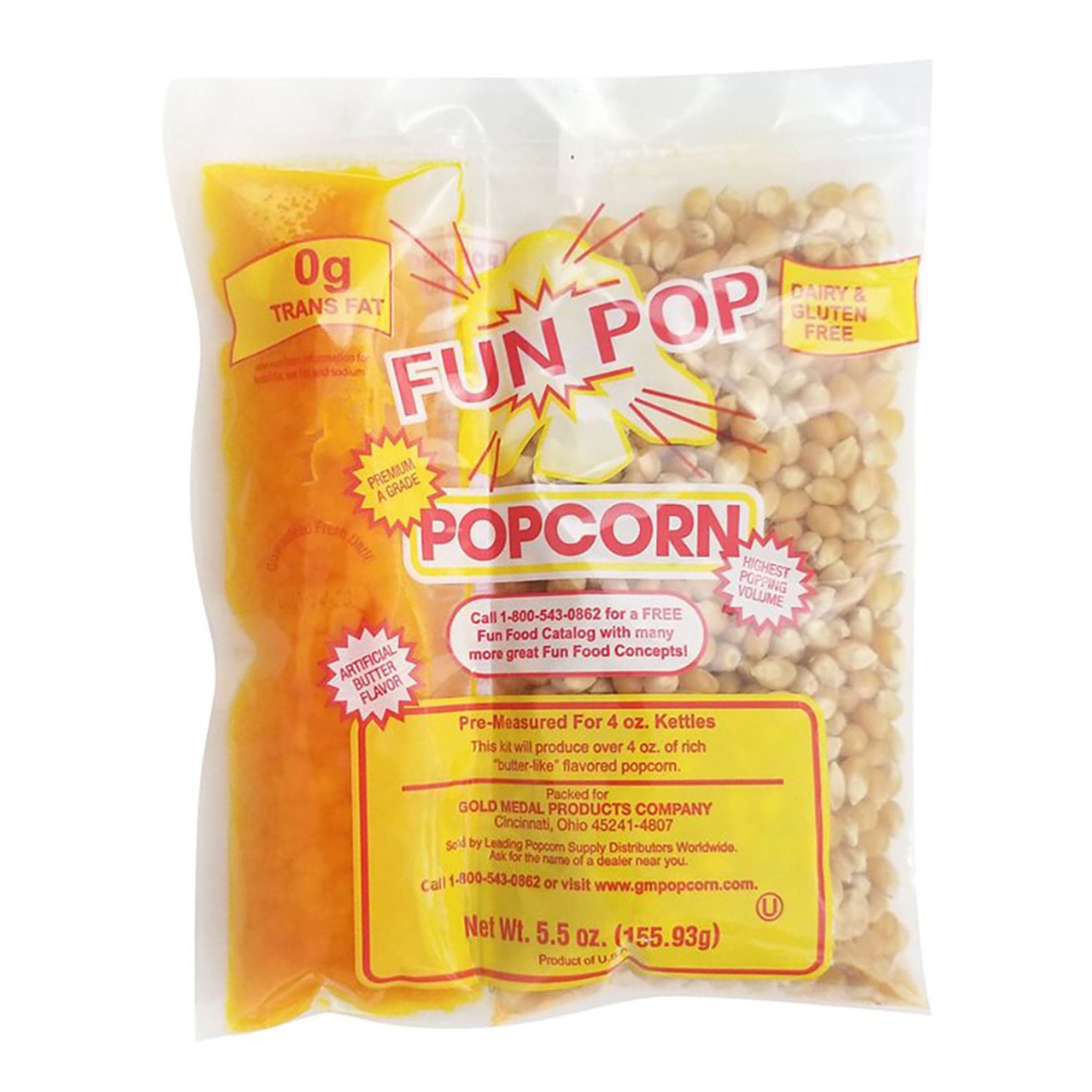 Mega-Pop Popcorn Kit - 227 g – Ring Bingo