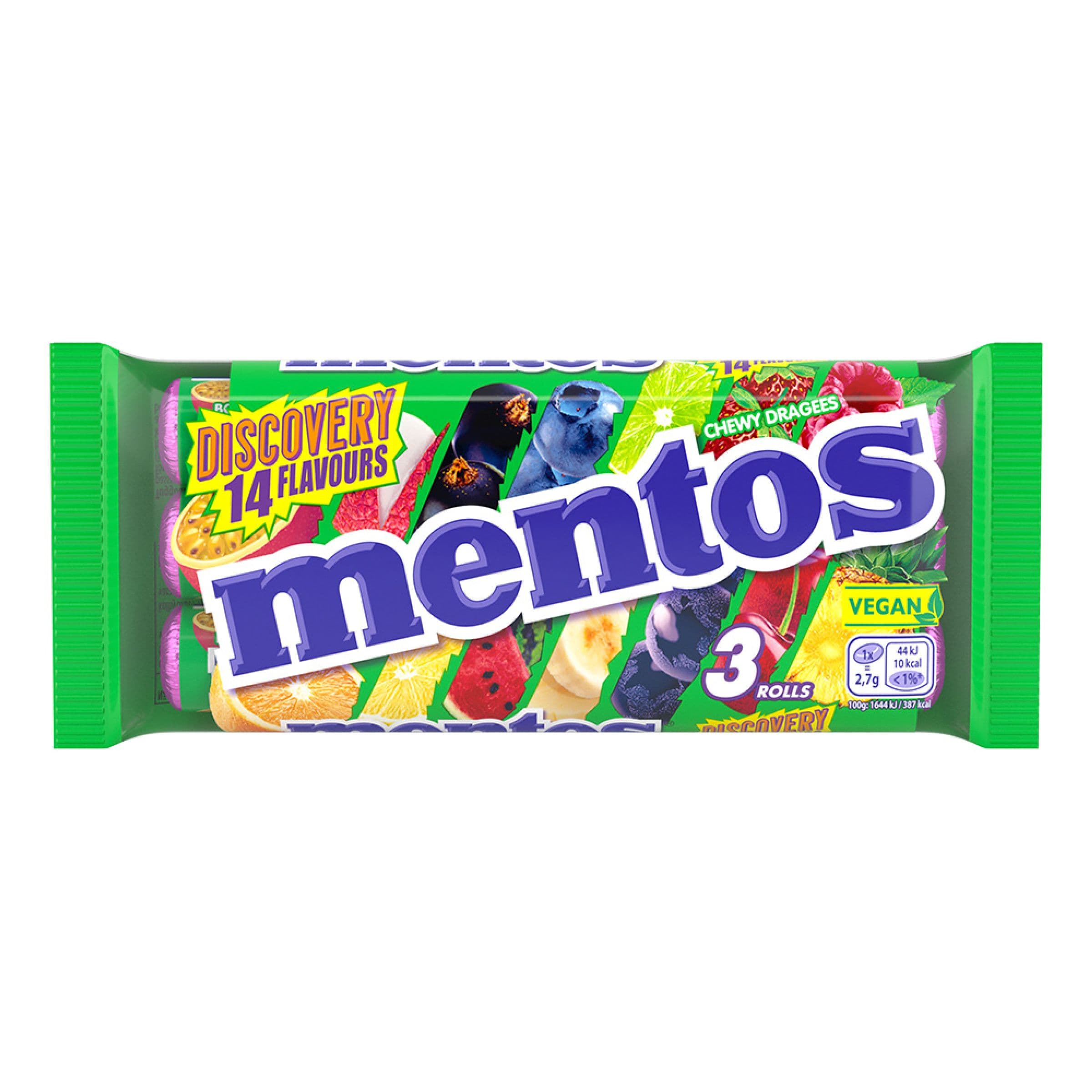 Mentos Discovery 3-pakkaus - 112,5 g