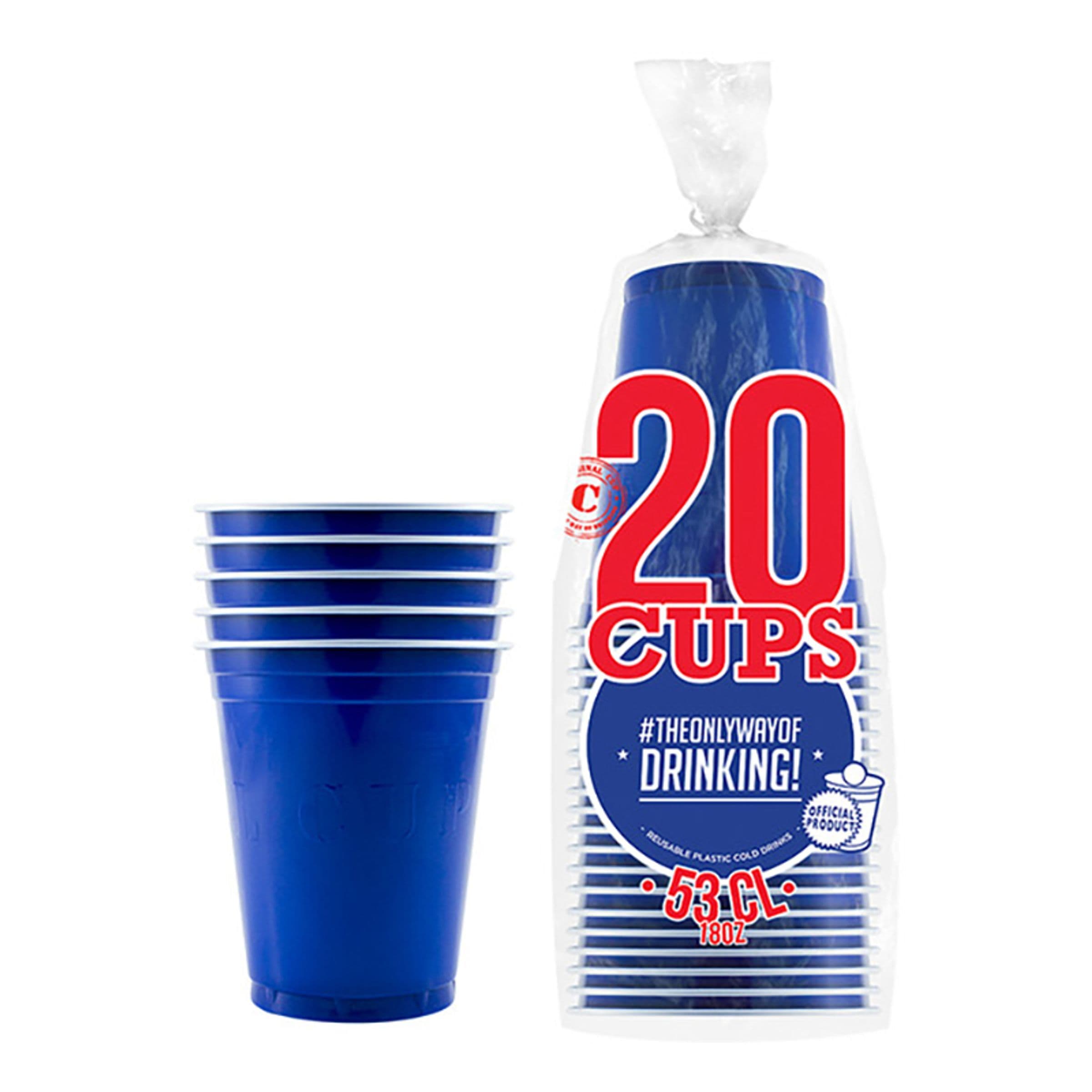 Party Cups Mariininsininen - 20-pakkaus