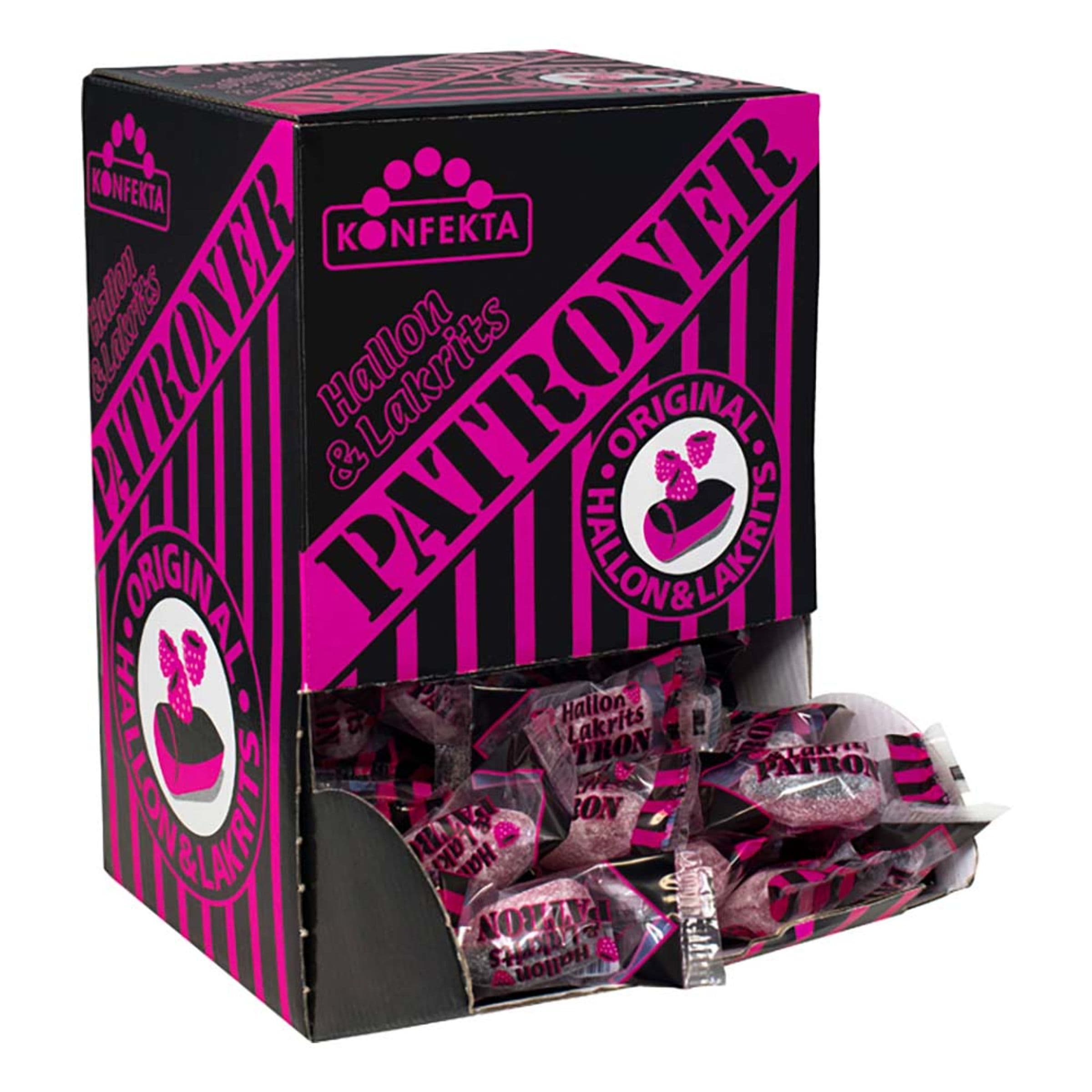 Patroner Hallon/Lakrits Vadelma/Lakritsi Suurpakkaus - 200 x 10 g