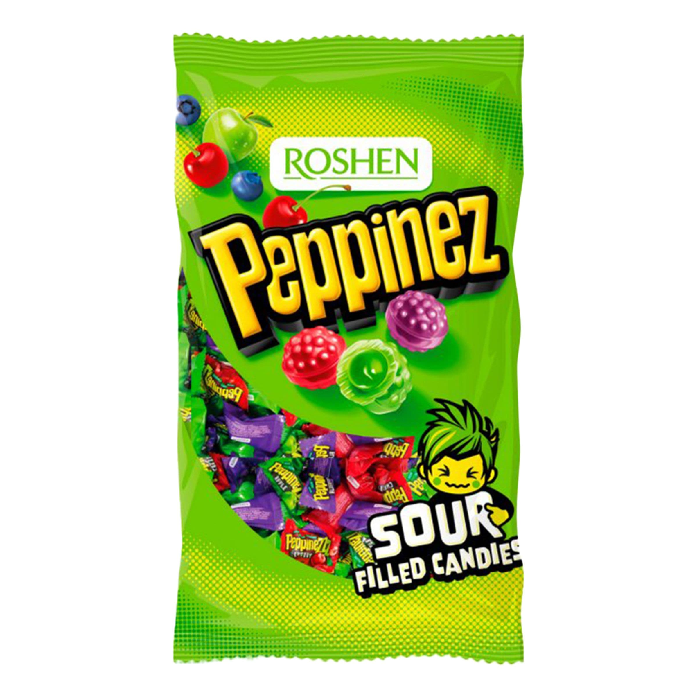 Peppinezzz Sour Filled Candies Suurpakkaus - 900 g
