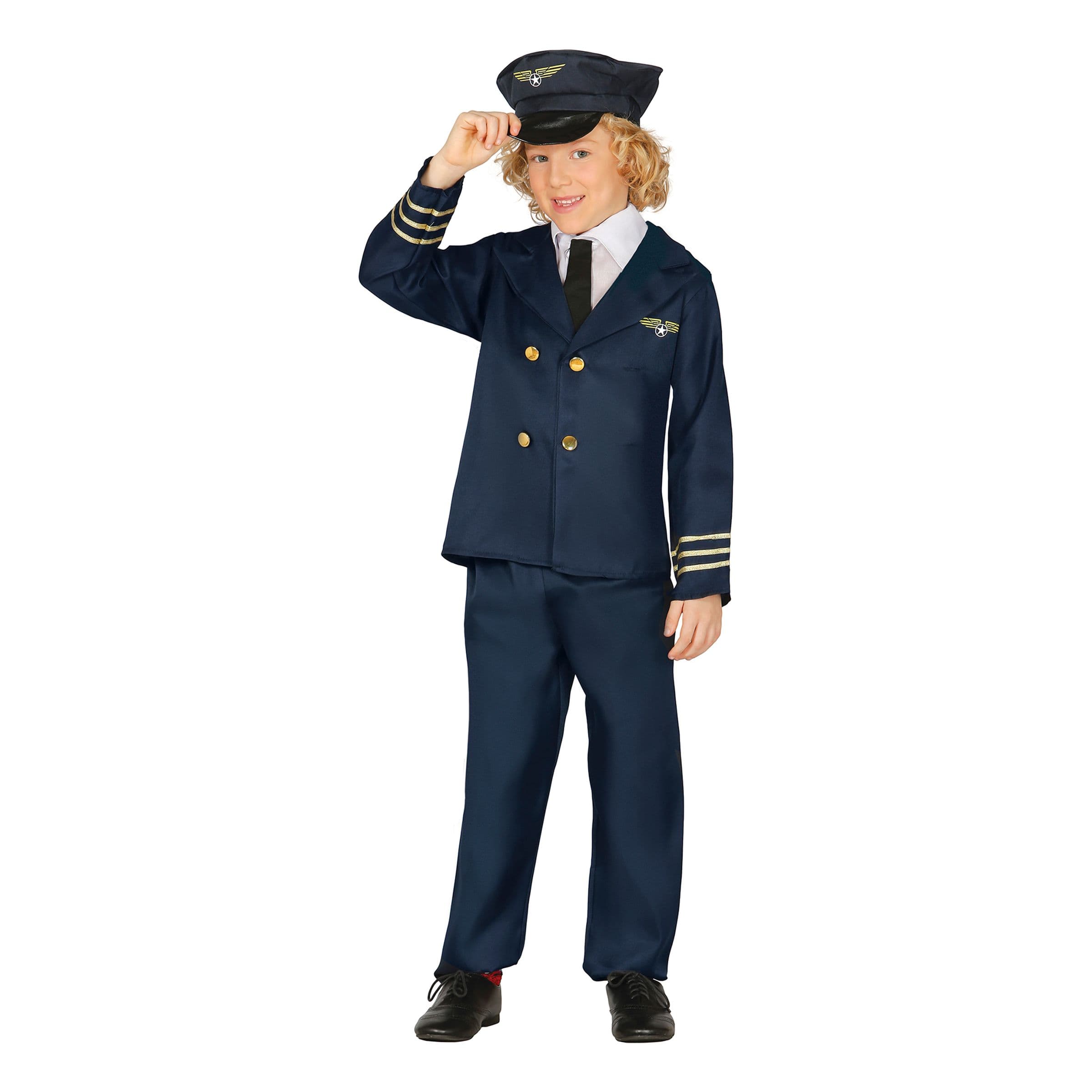 Pilotti Lasten Naamiaisasu - Large – Fiestas Guirca