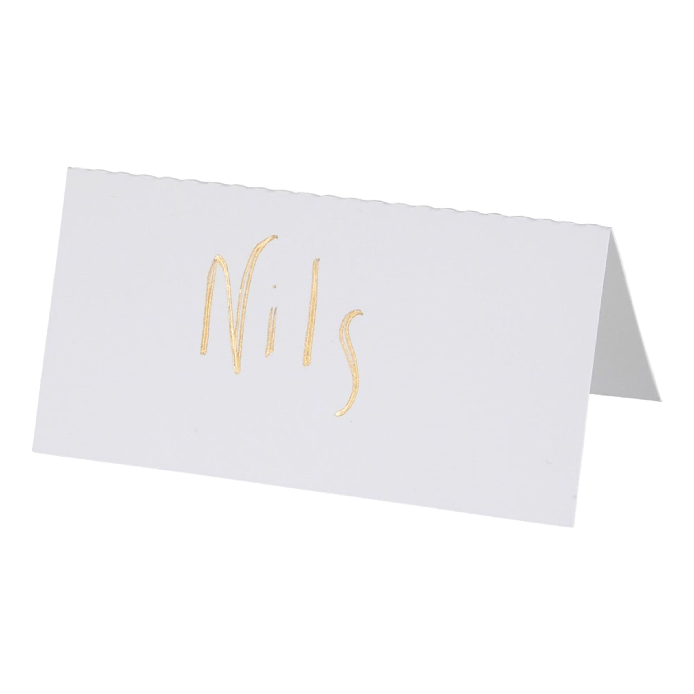 Paikkakortit Valkoiset - 10-pakkaus