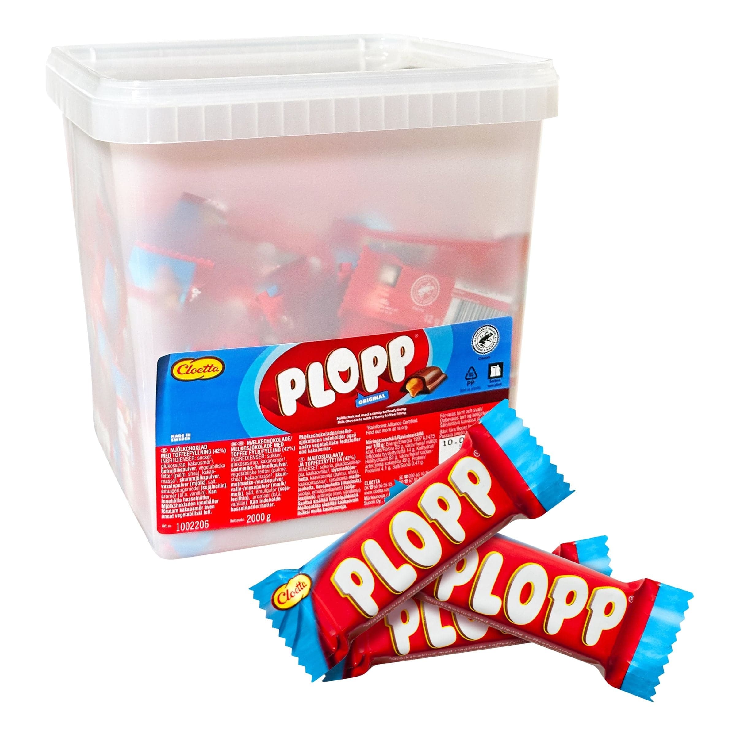 Plopp Original Irtotavarana Purkissa - 2 kg – ERT Godis Bulk