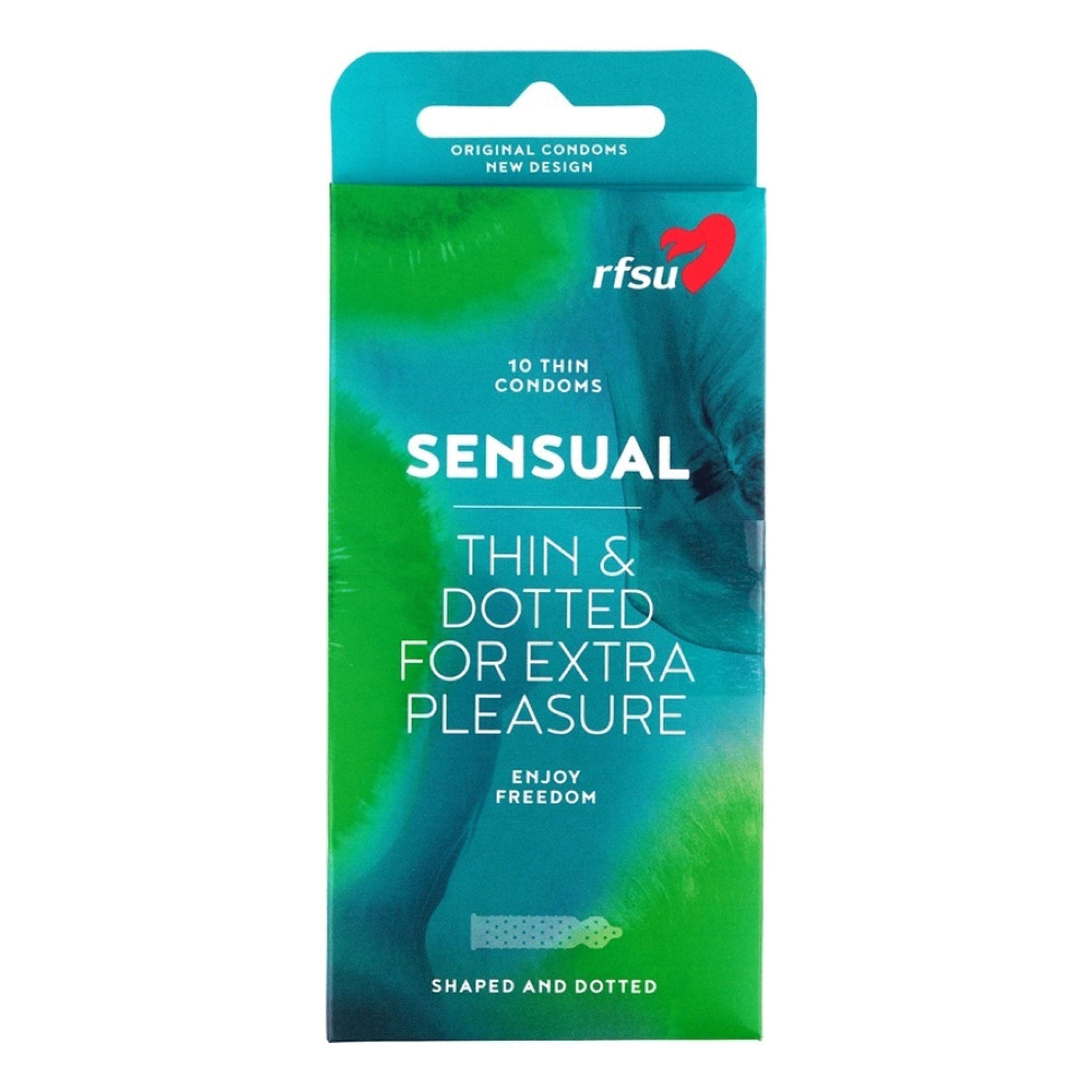 RFSU Sensual Kondomit - 10-pakkaus – Lastbryggan