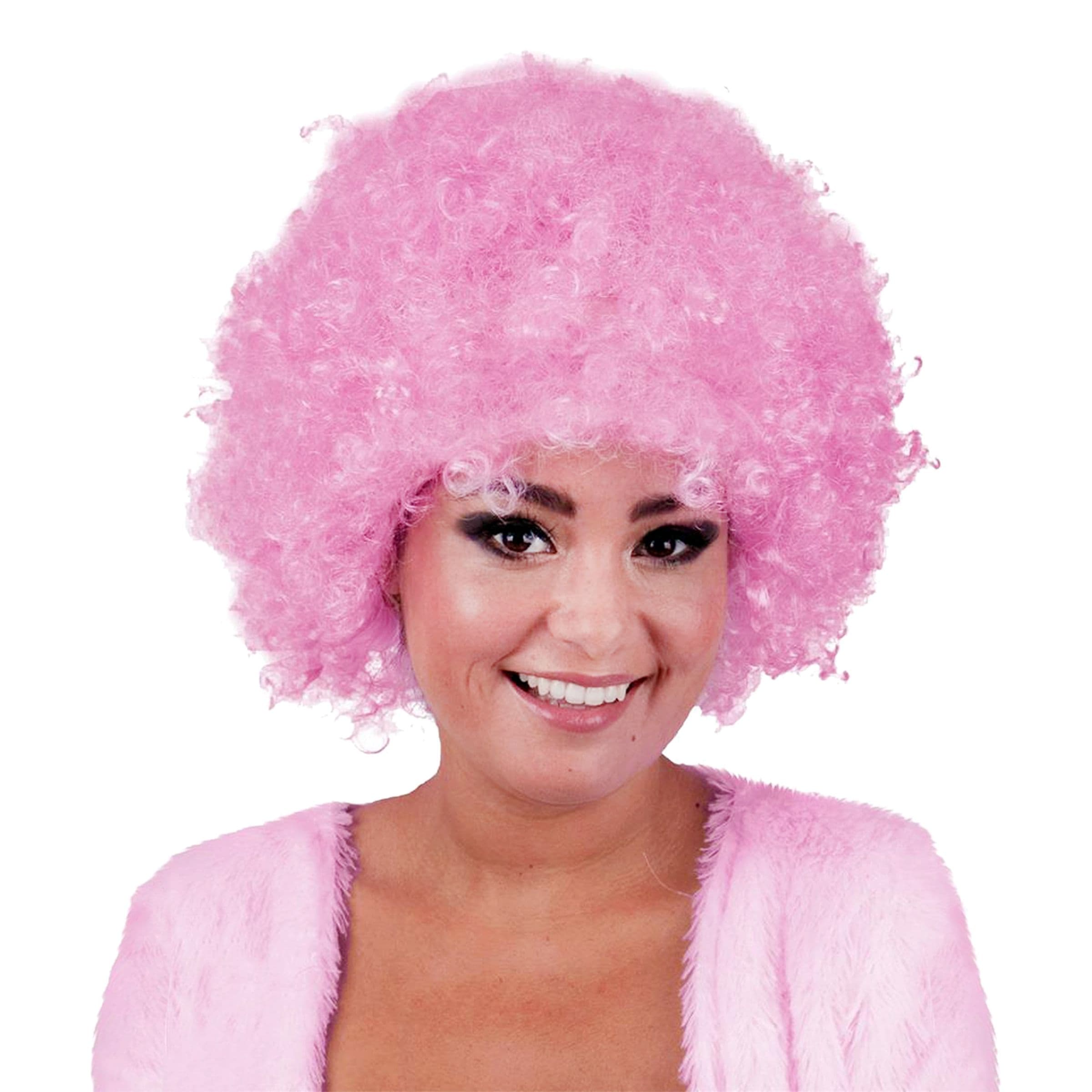 Vaaleanpunainen Afroperuukki - One size – ESPA