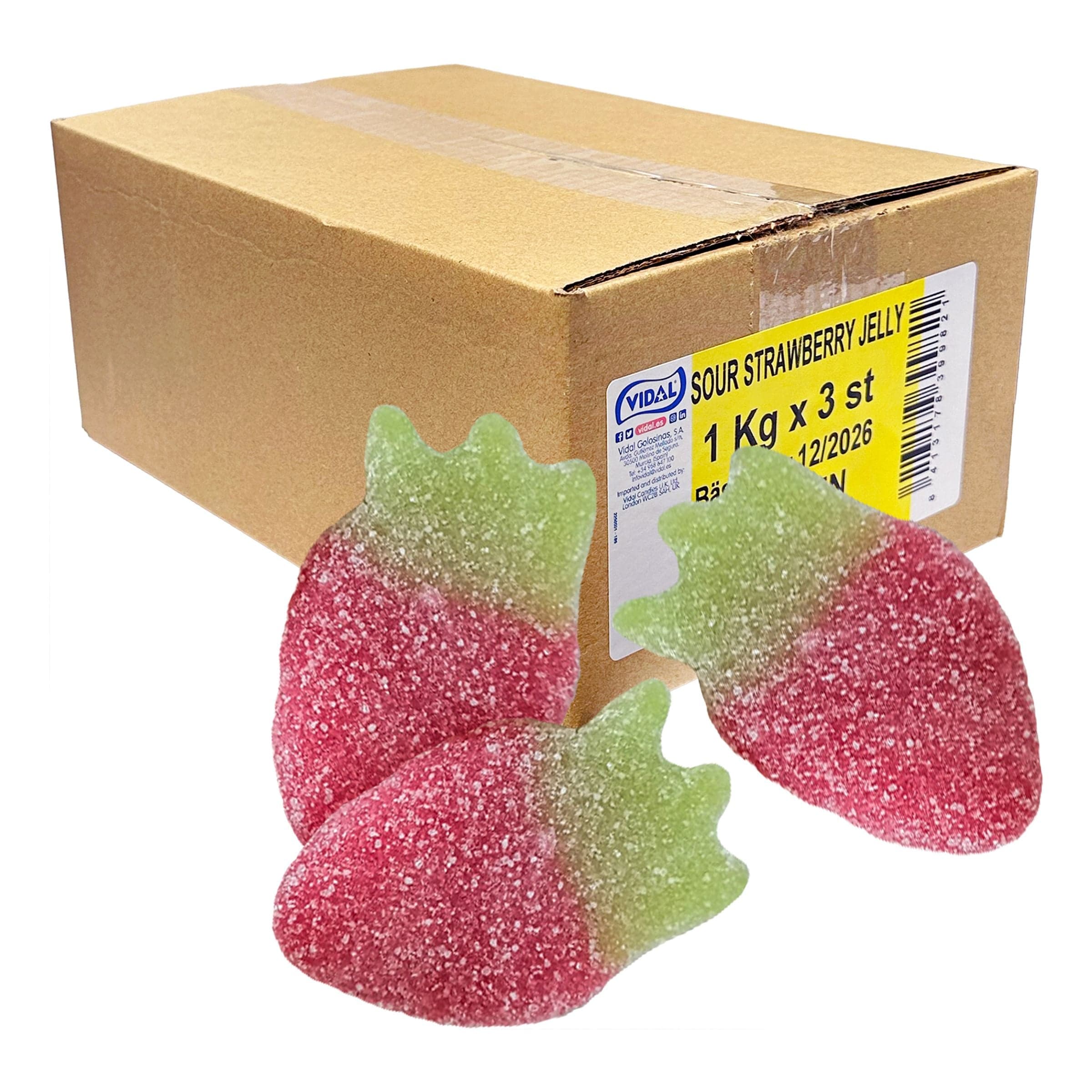 Sour Strawberry Suurpakkaus - 3 kg
