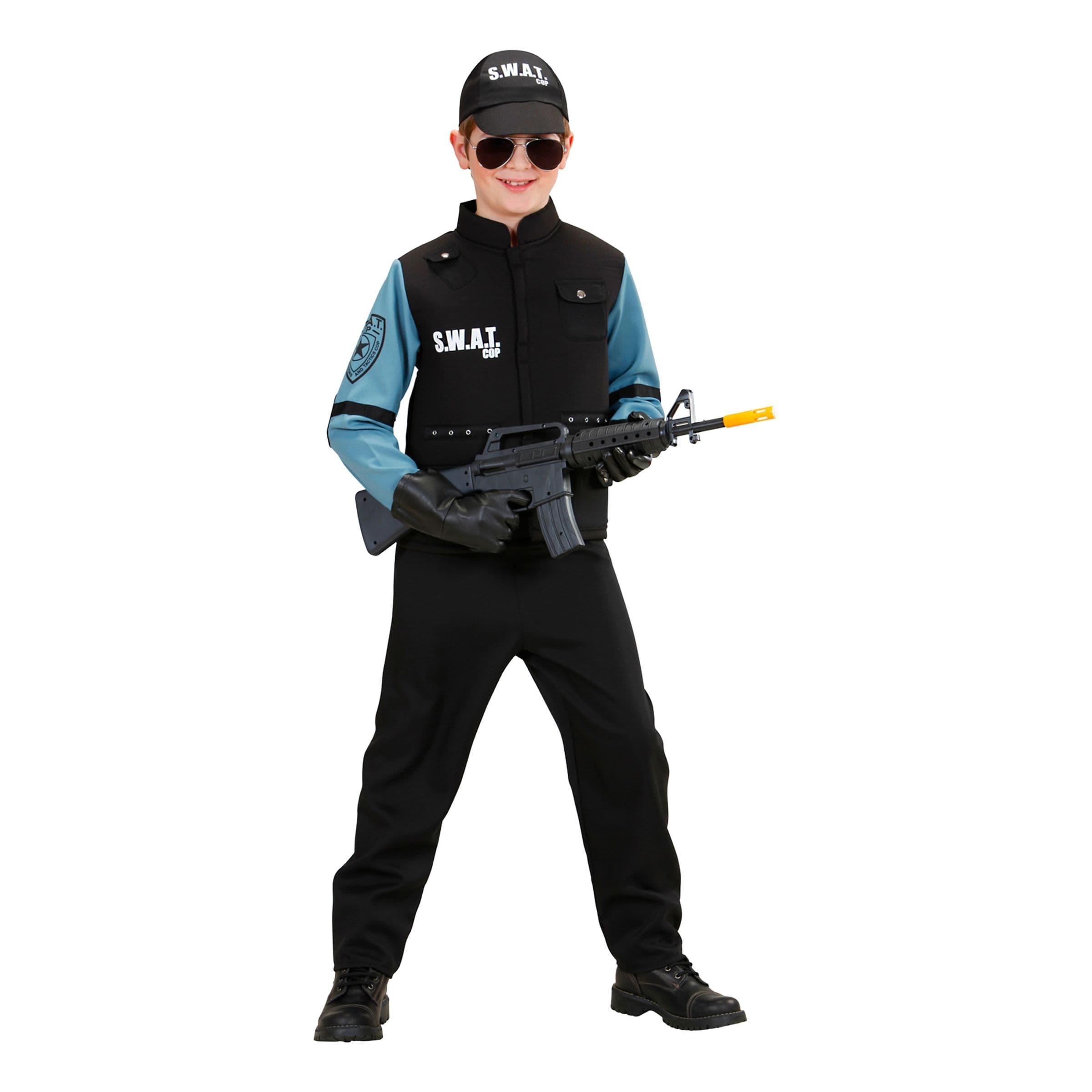 S.W.A.T. Lasten Naamiaisasu - X-Large – Widmann