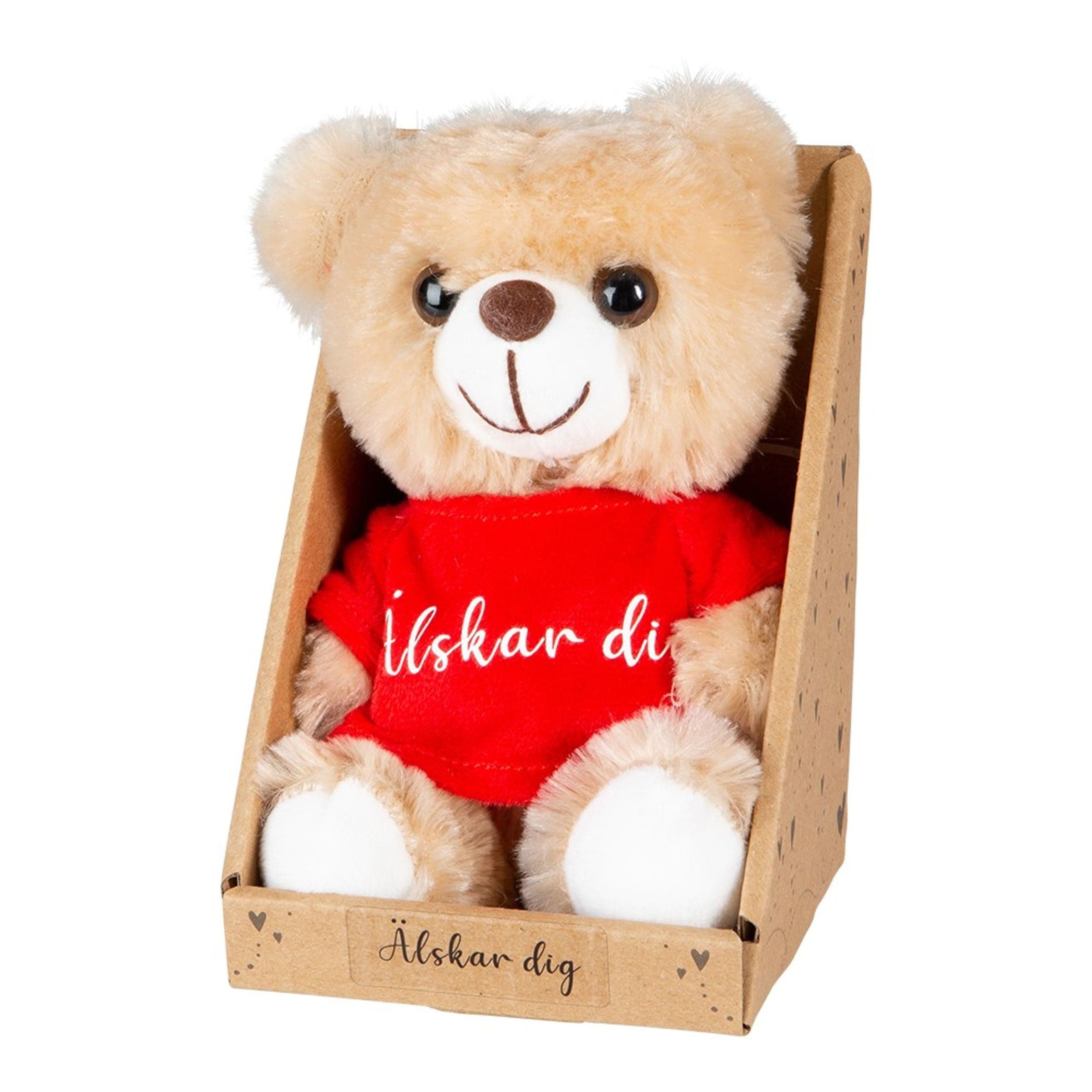 T-Bear Nalle Tekstillä - Älskar dig