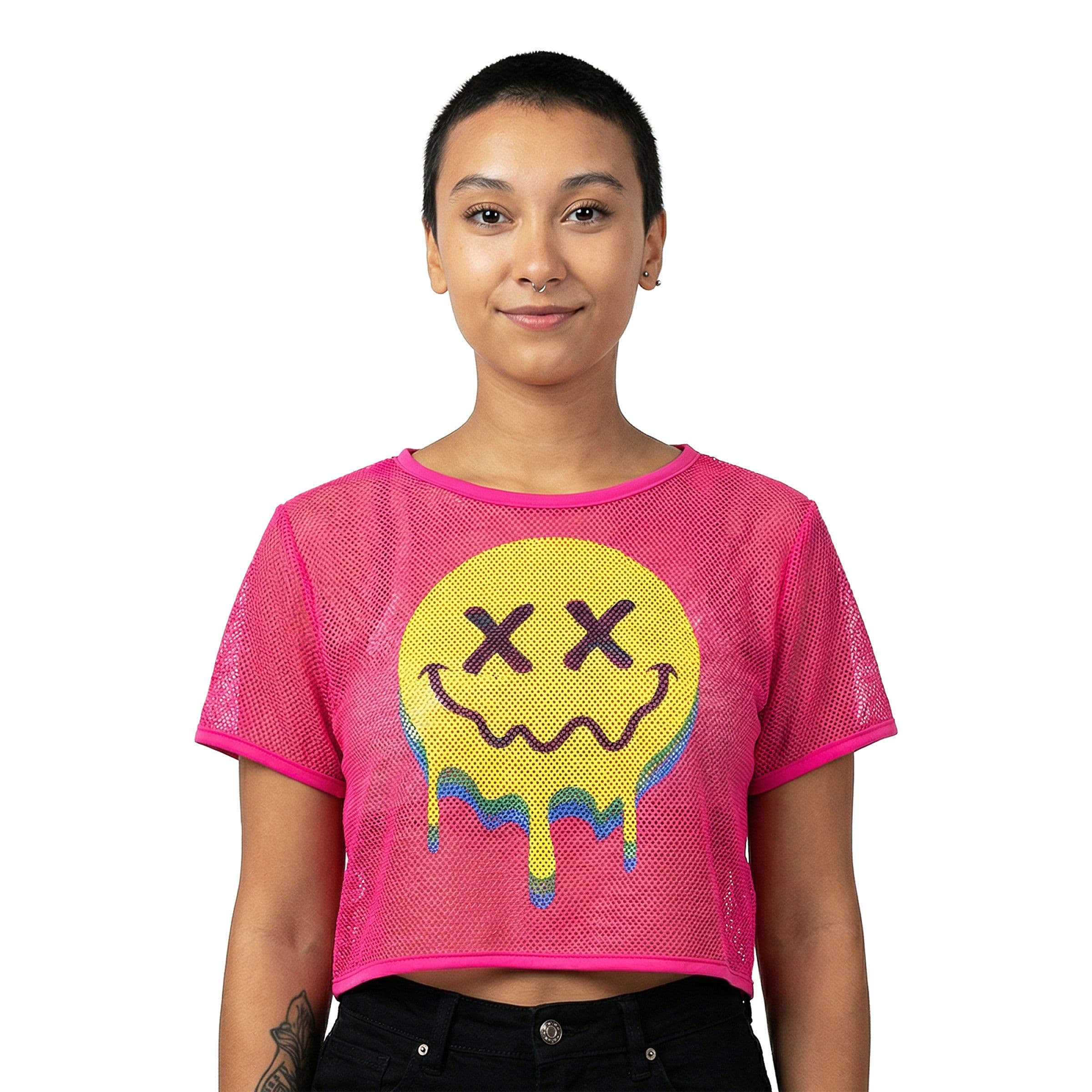 Naisten Mesh Acid T-paita - Large – Fiestas Guirca