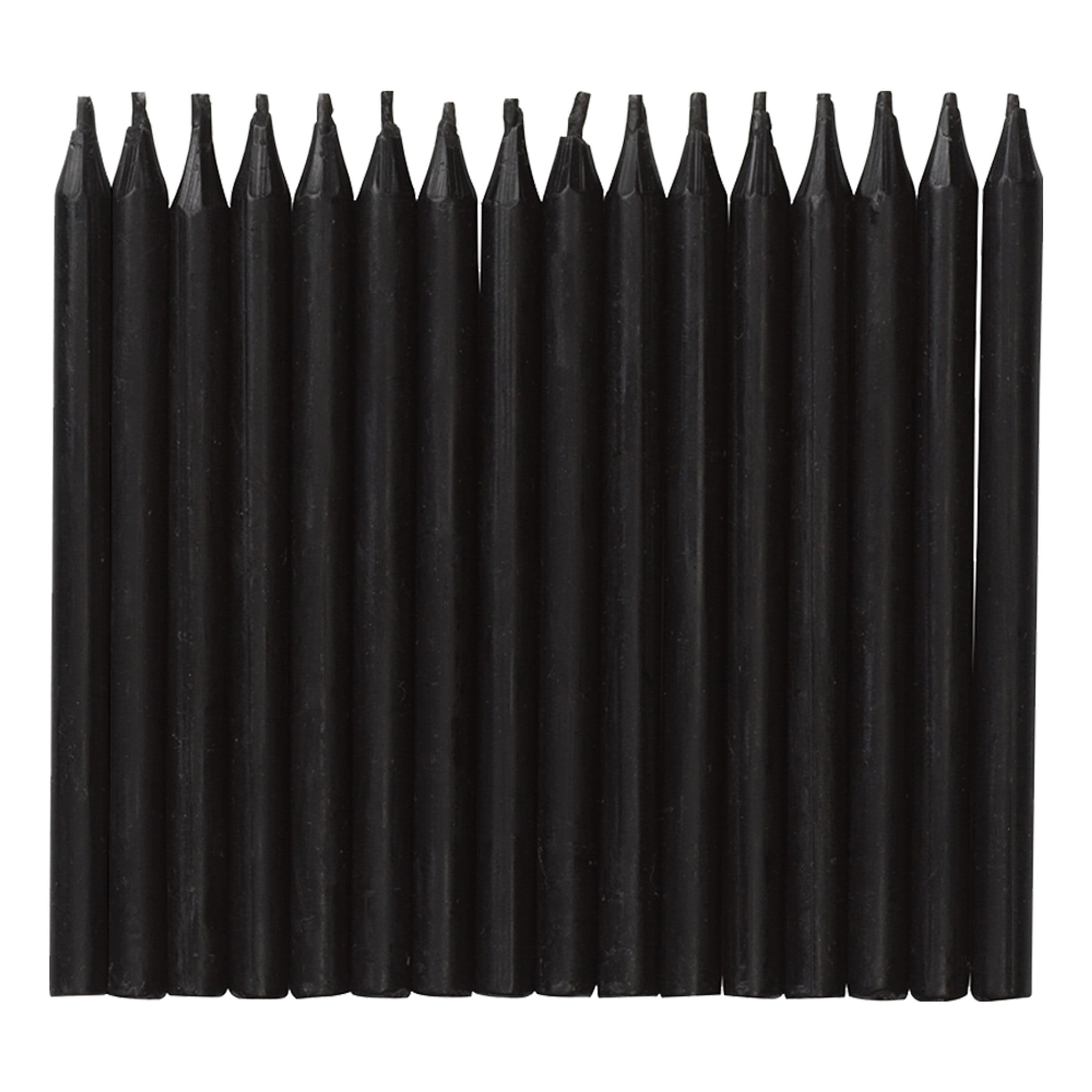 Kakkukynttilät Musta - 16-pakkaus – Design House 95