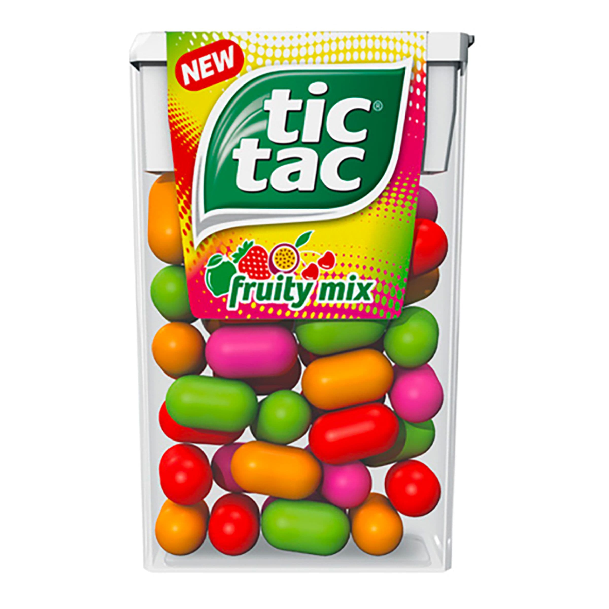 Tic Tac Fruity Mix Suurpakkaus - 12 x 18 g