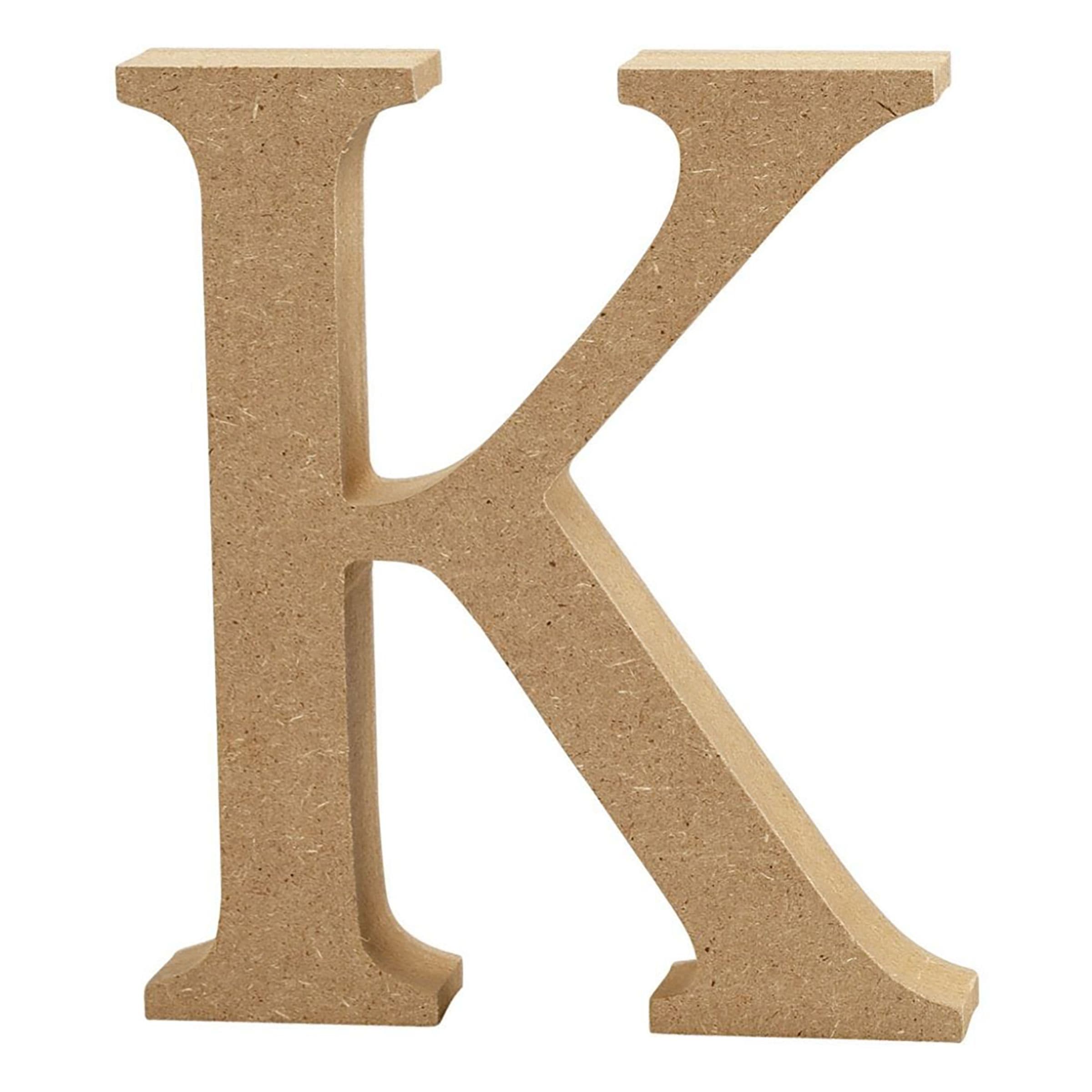 Puukirjain Pieni - Kirjain K – CC Hobby