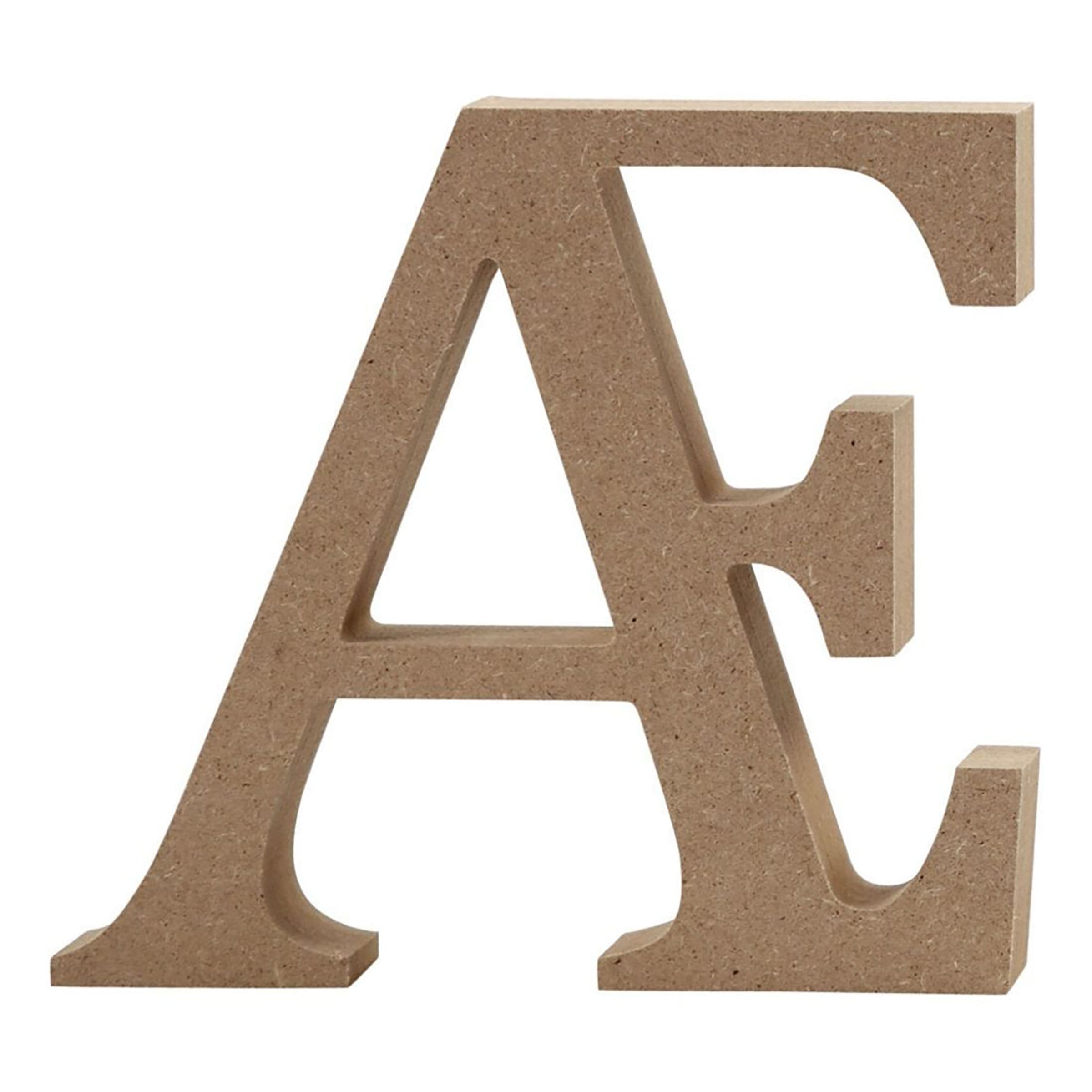 Puukirjain Pieni - Kirjain Æ