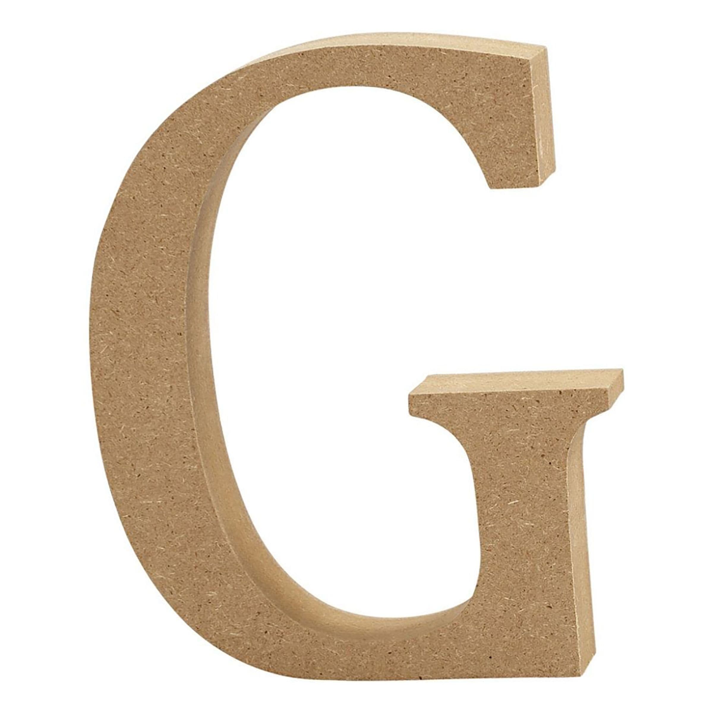 Puukirjain Pieni - Kirjain G