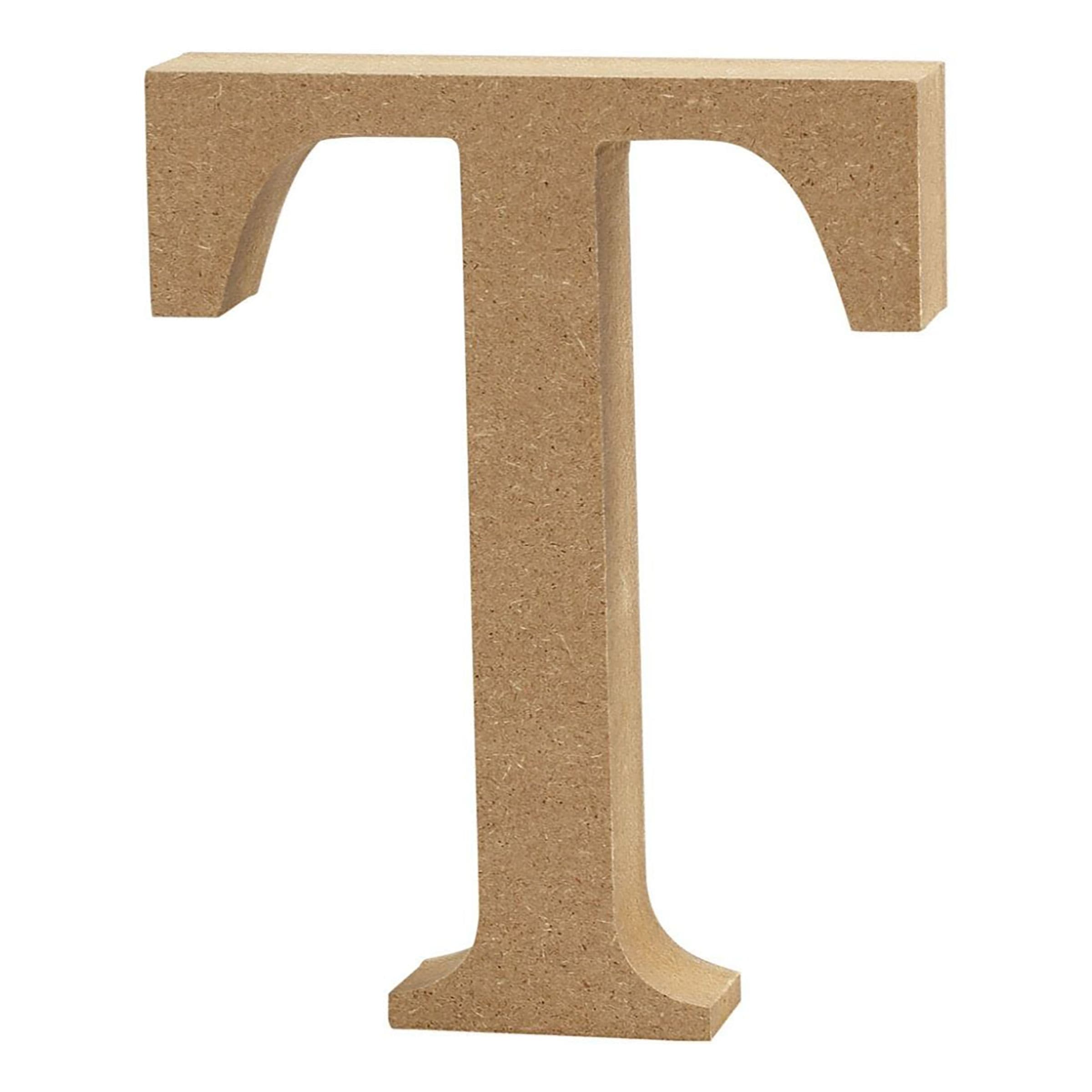 Puukirjain Suuri - Kirjain T