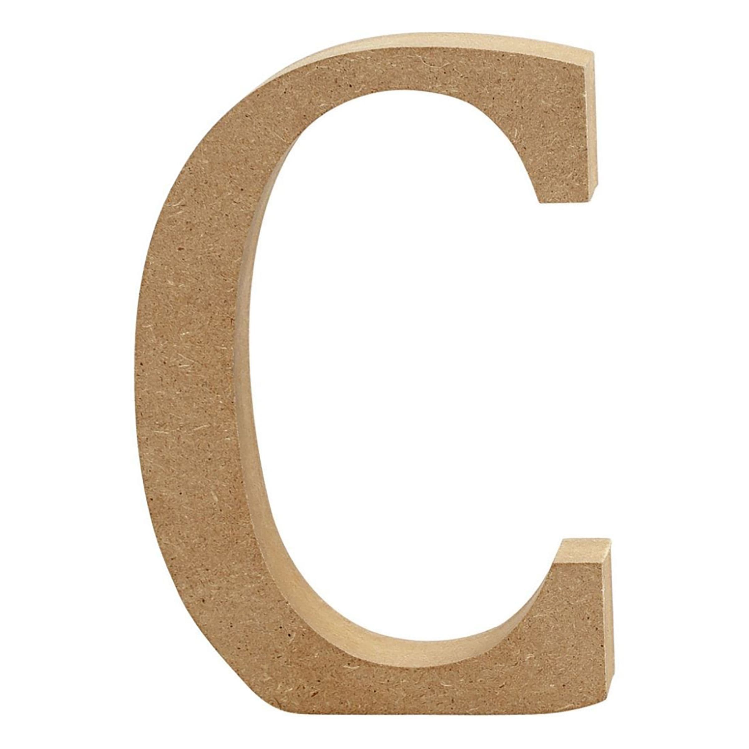 Puukirjain Suuri - Kirjain C