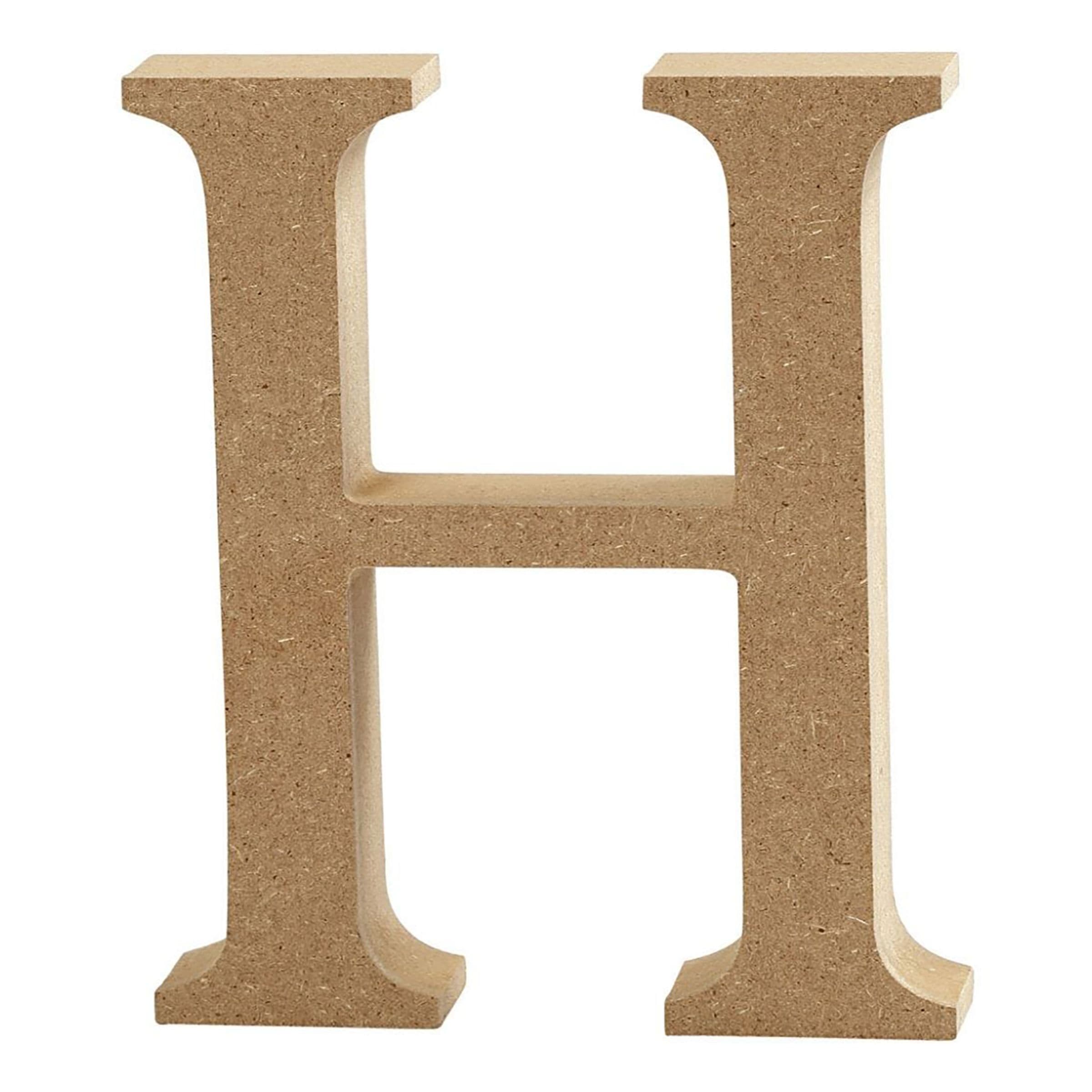 Puukirjain Suuri - Kirjain H