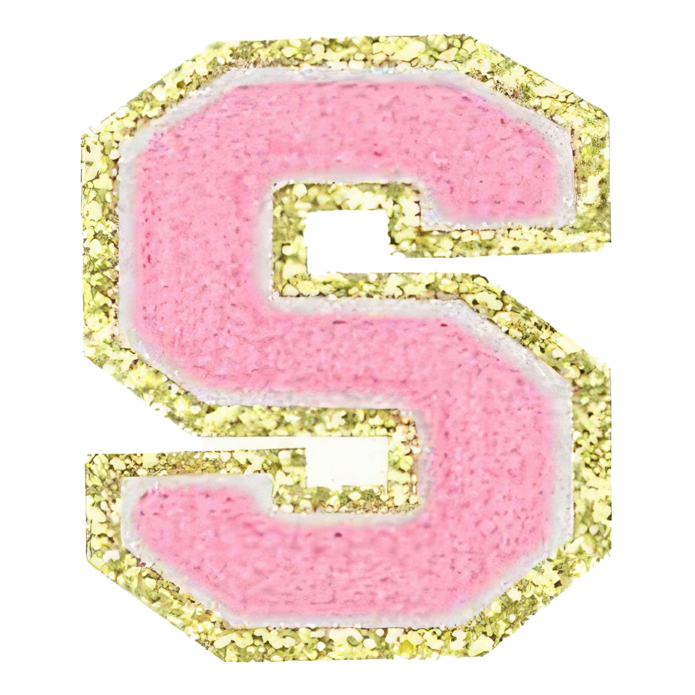 Kangasmerkki Kirjaimet Vaaleanpunainen - Kirjain S – Catsson