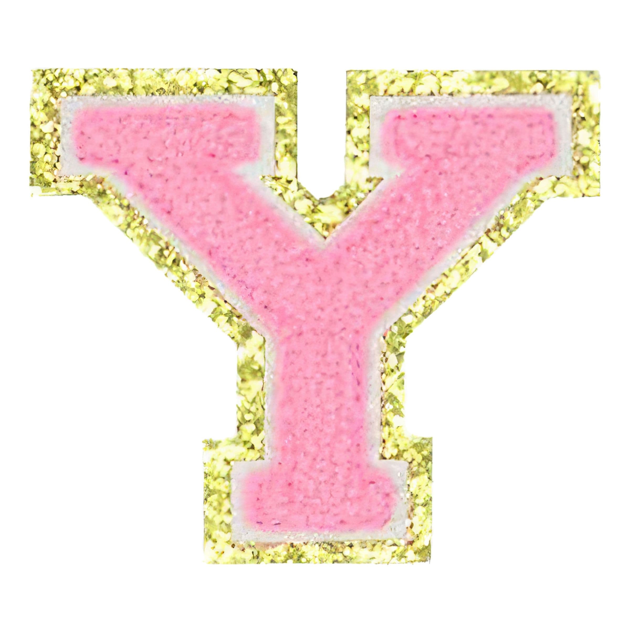 Kangasmerkki Kirjaimet Vaaleanpunainen - Kirjain Y – Catsson