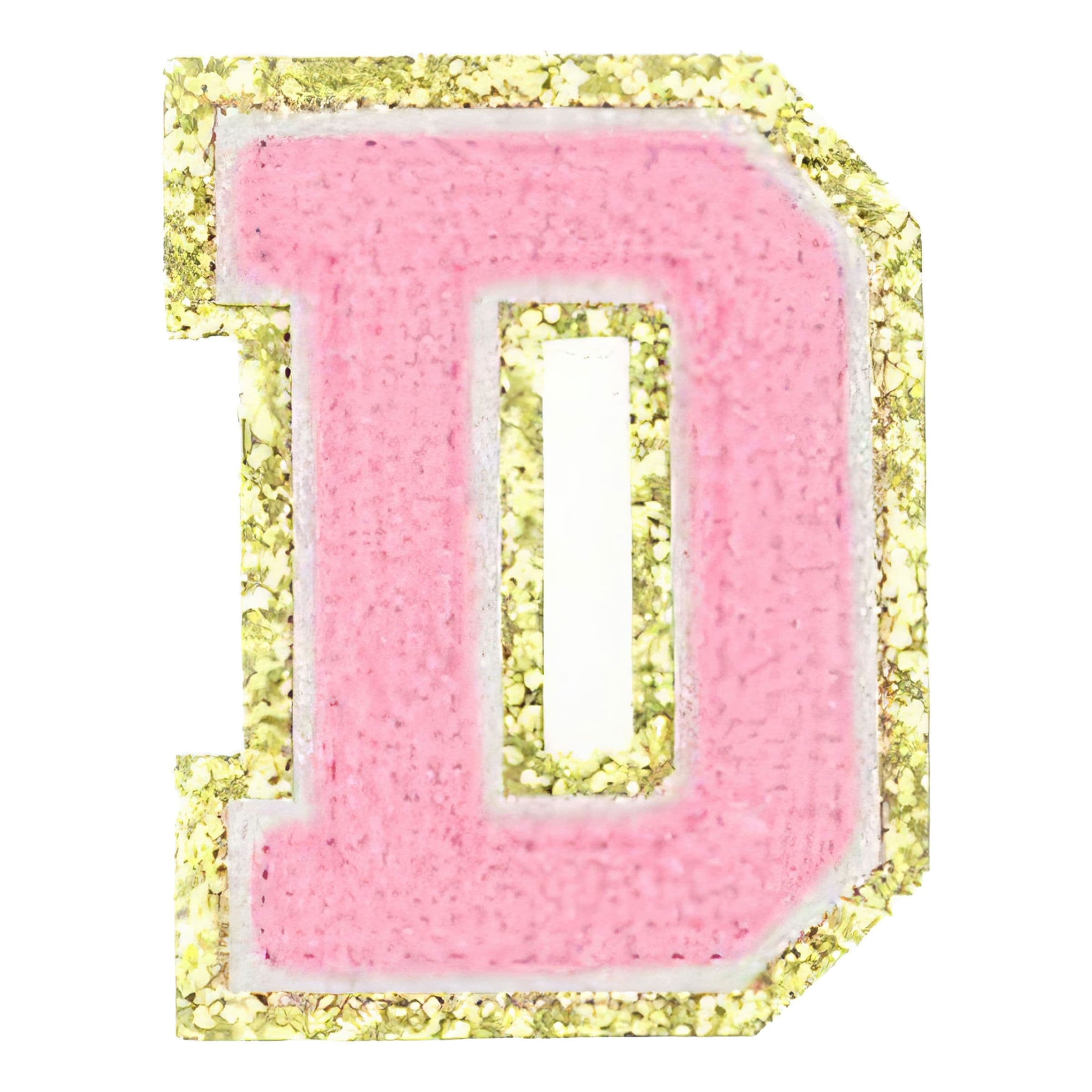 Kangasmerkki Kirjaimet Vaaleanpunainen - Kirjain D – Catsson