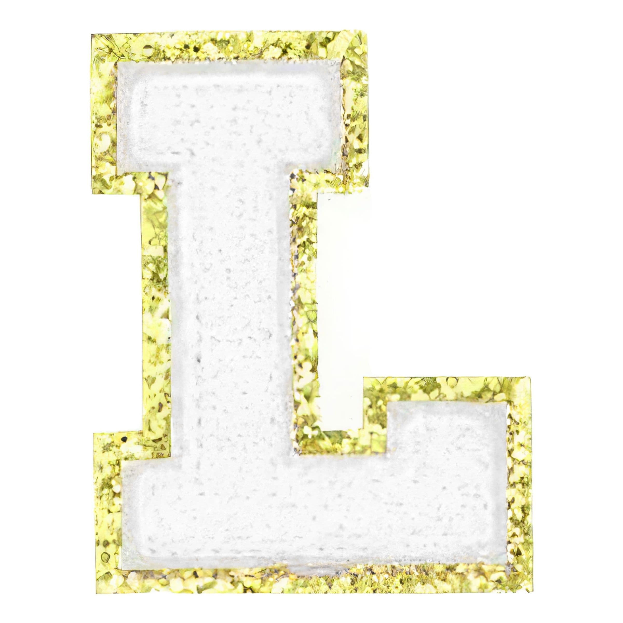 Valkoinen Kirjainkangasmerkki - Kirjain L – Catsson