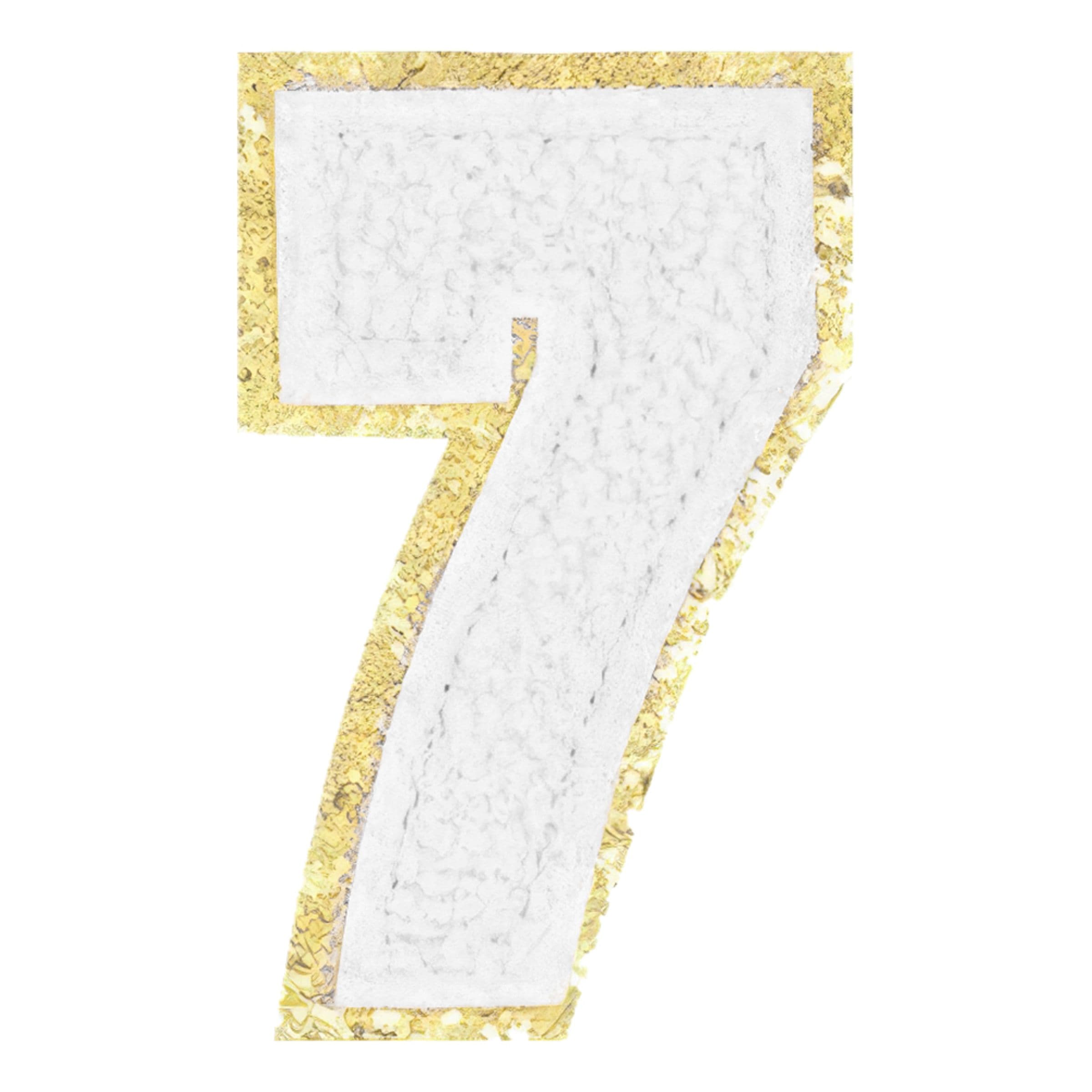 Kangasmerkki Numero Valkoinen - Numero 7 – Catsson