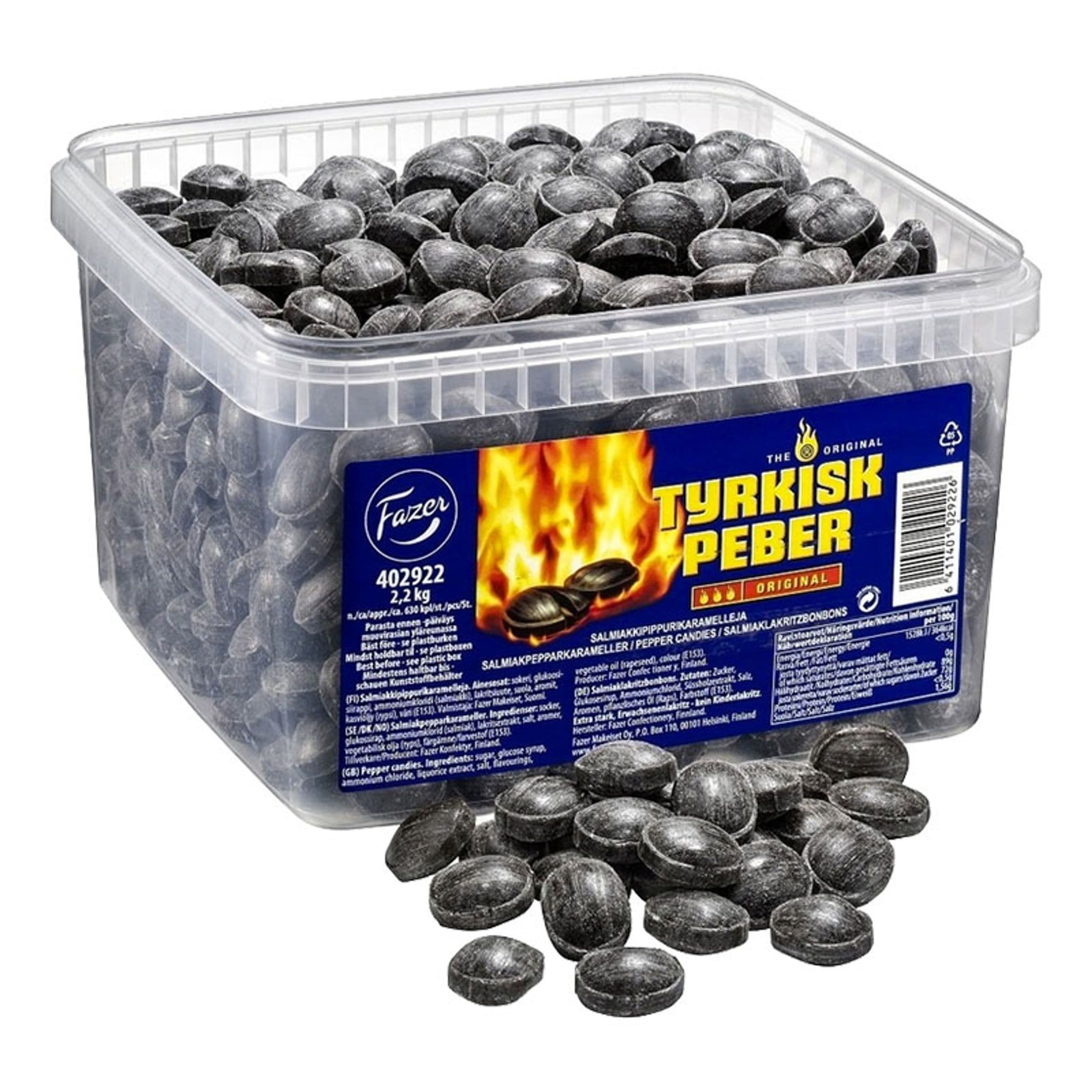 Fazer Tyrkisk Peber Original Suurpakkaus - 2,2 kg