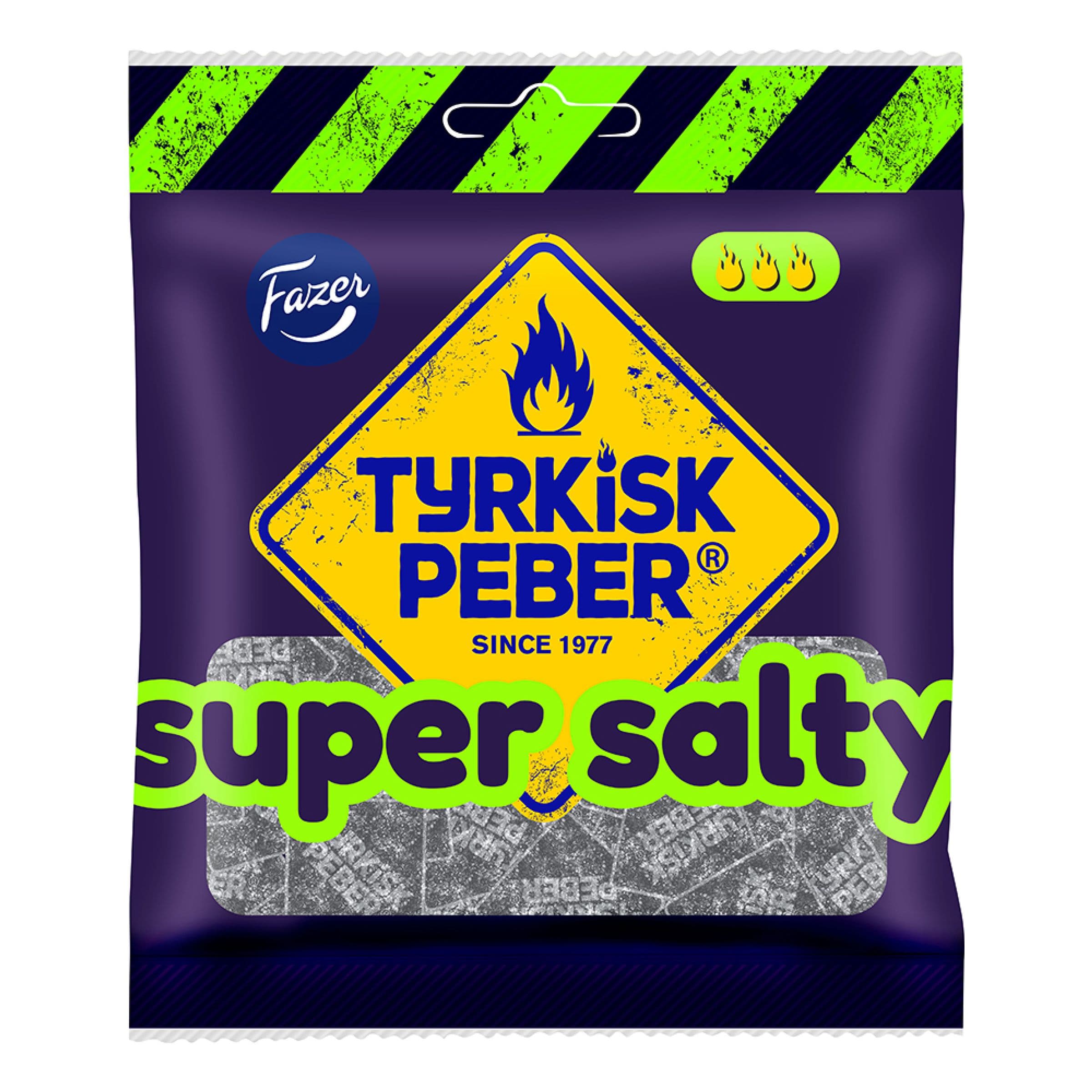 Tyrkisk Peber Super Salty - 80 g – Coopers Candy