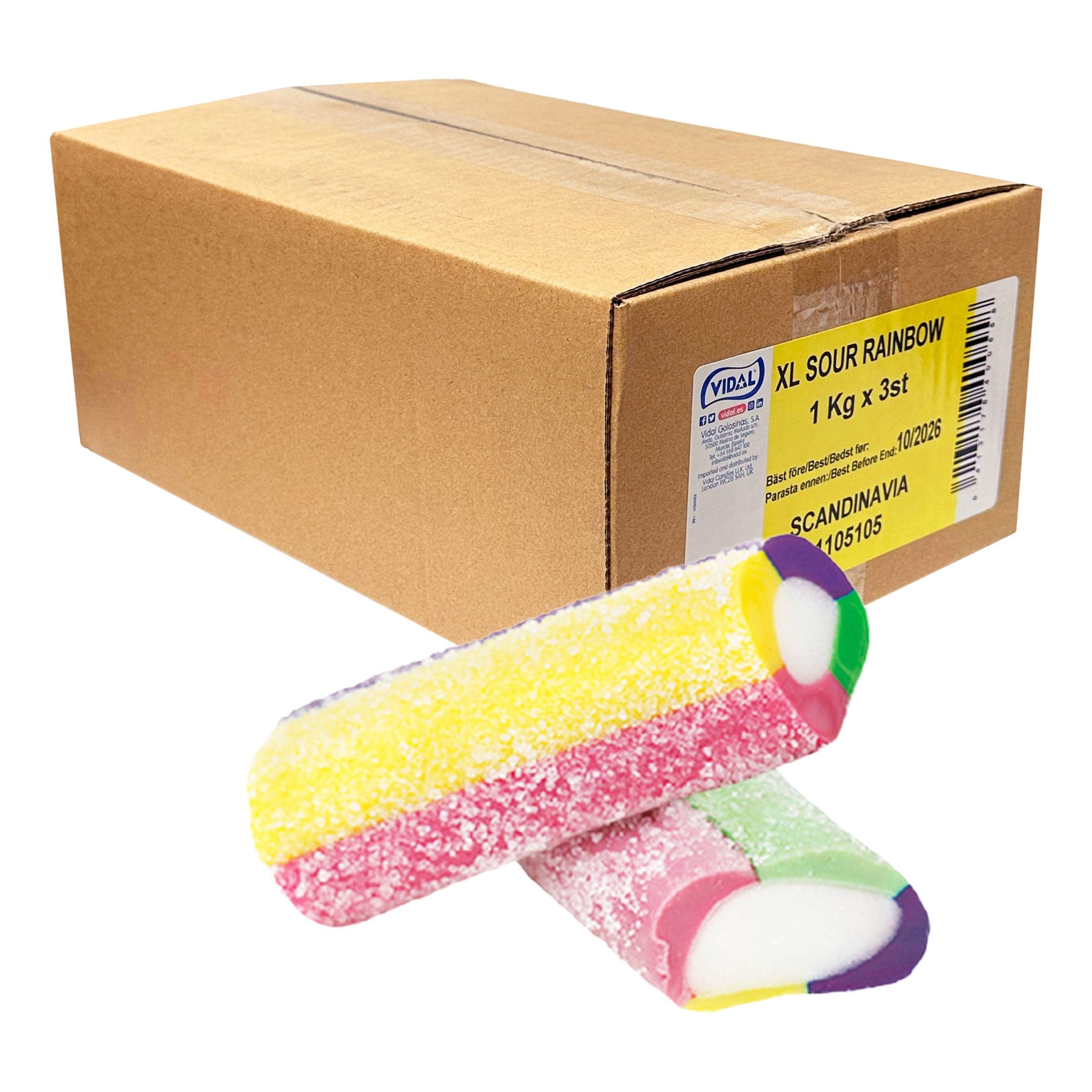 XL Sour Rainbow Suurpakkaus - 3 kg