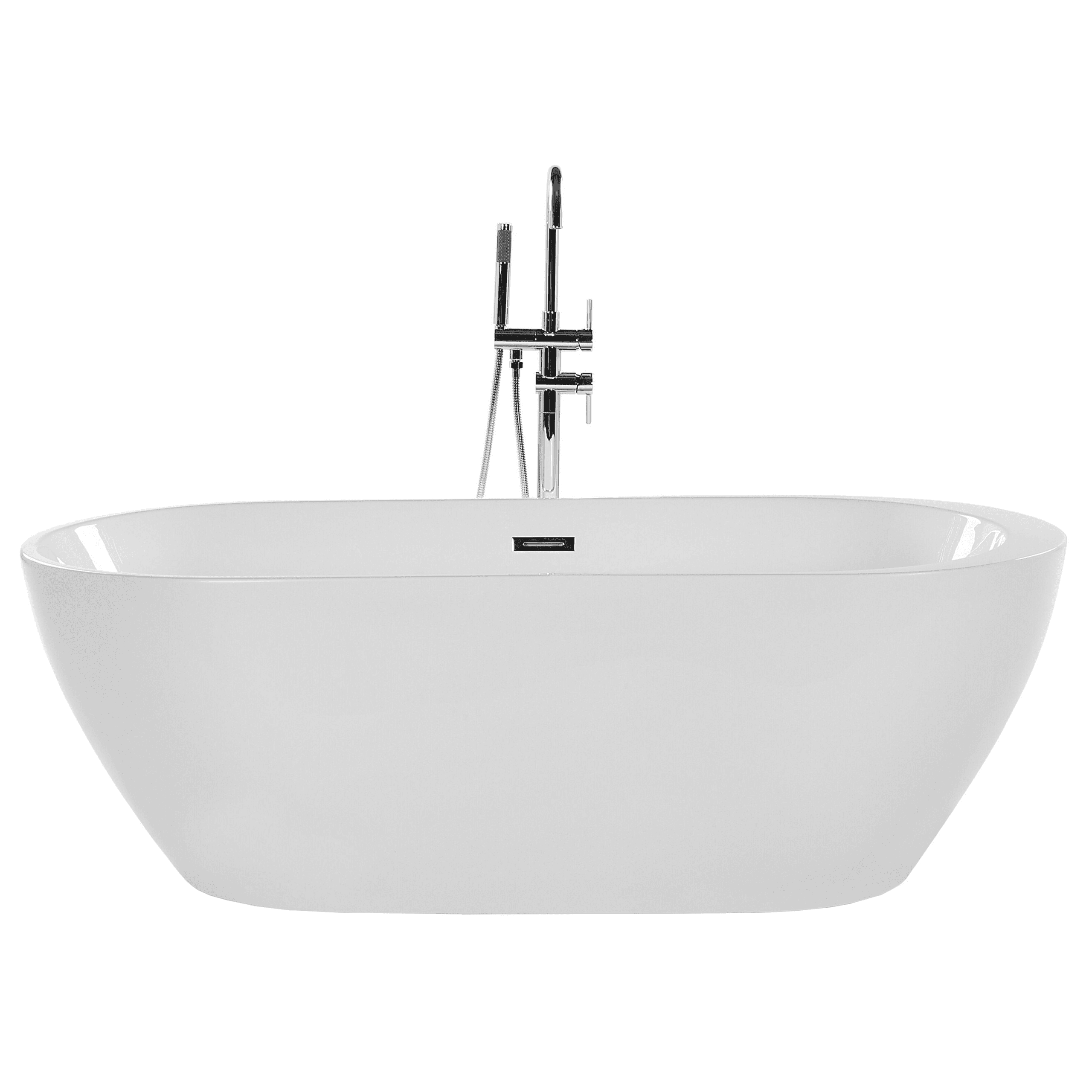 Vapaasti seisova kylpyamme NEVIS 160 x 75 cm Valkoinen