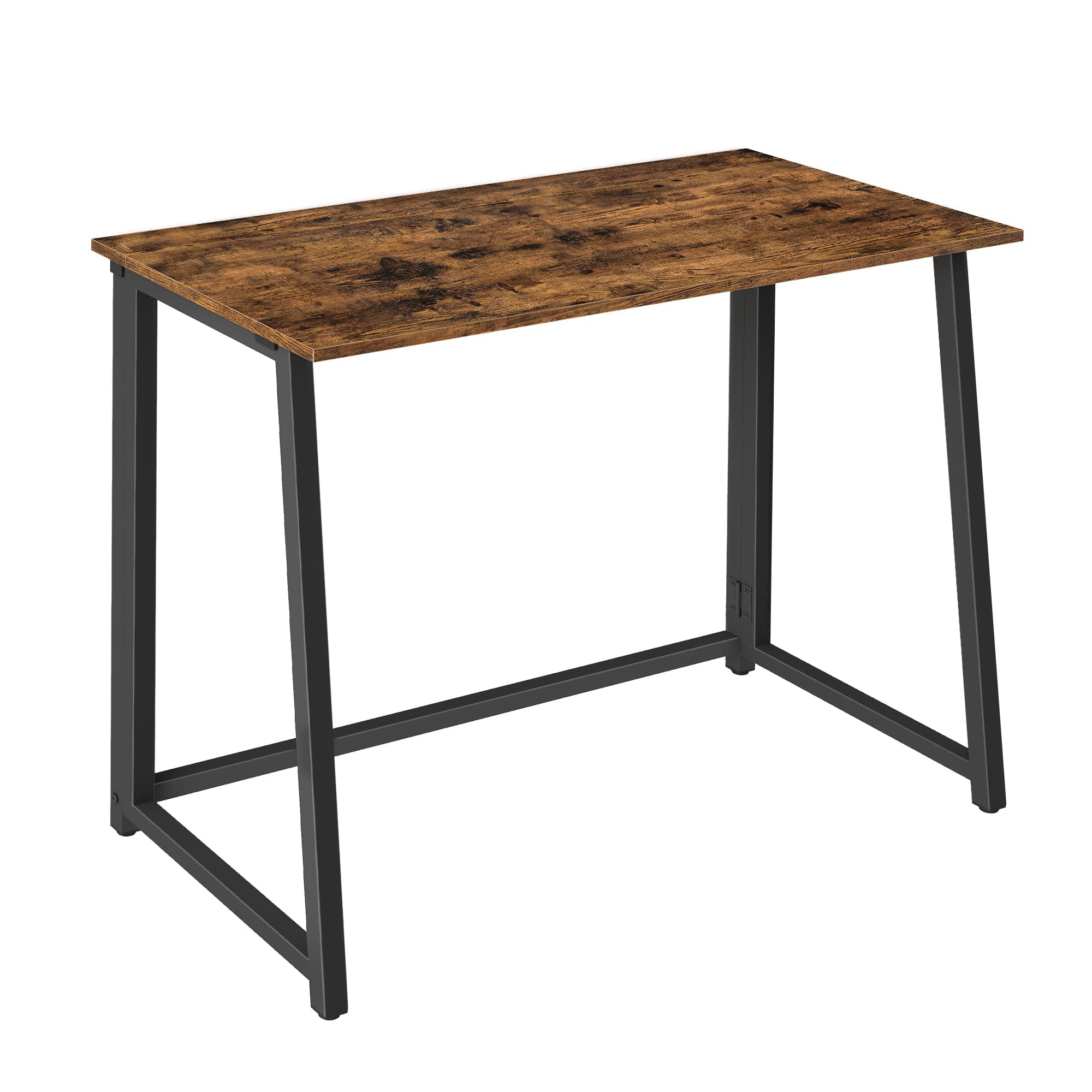 Tietokonepöytä, MAX, 1.0, rustiikki, mustat jalat – Leobert